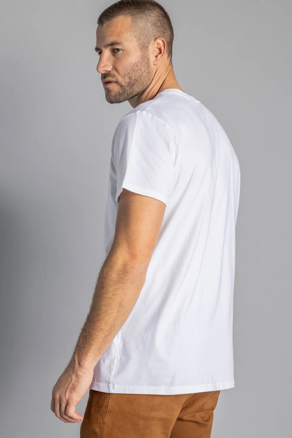 3er-Pack Premium Blank T-Shirt STANDARD in weiss aus Bio Baumwolle von DIRTS