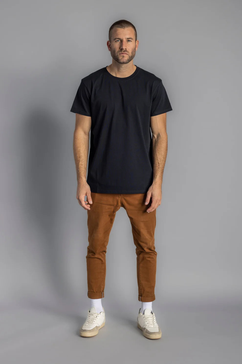 3er-Pack Premium Blank T-shirt STANDARD in schwarz aus Bio Baumwolle von DIRTS