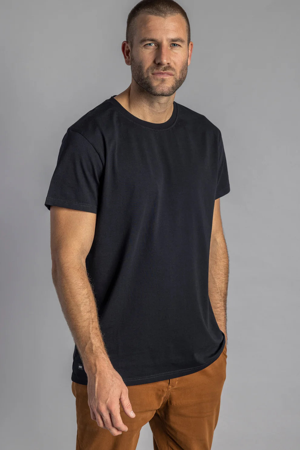 3er-Pack Premium Blank T-shirt STANDARD in schwarz aus Bio Baumwolle von DIRTS