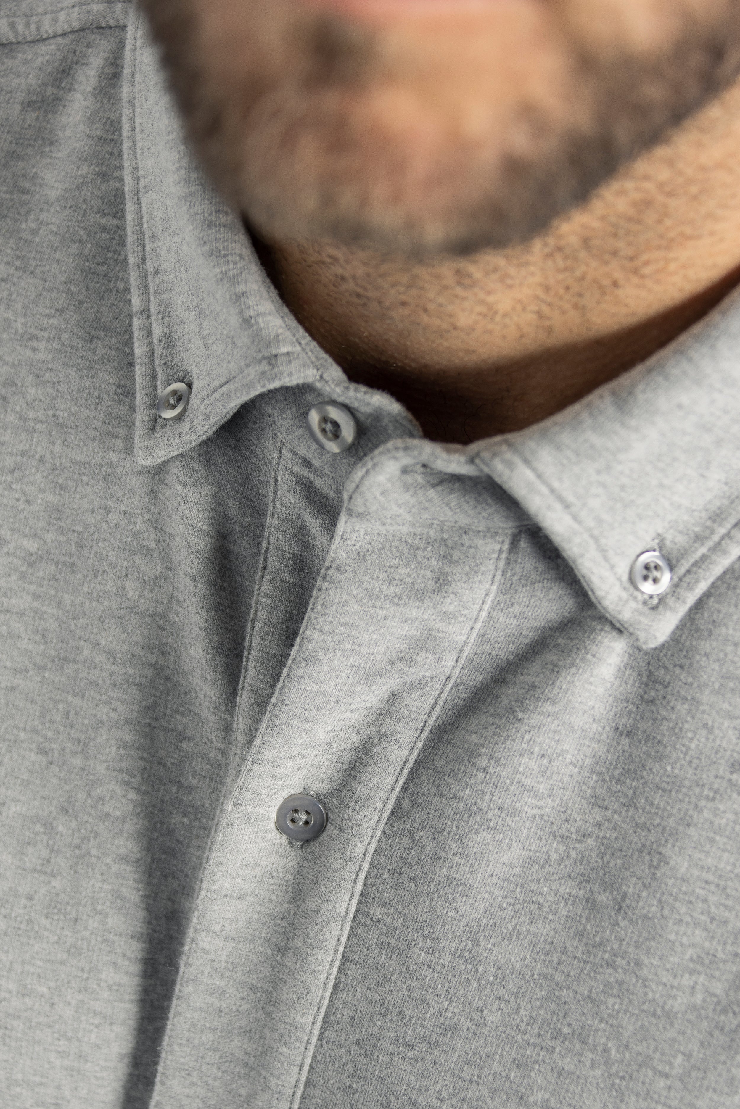 Gray, long-sleeved shirt Organic Jersey made from organic cotton by DIRTS