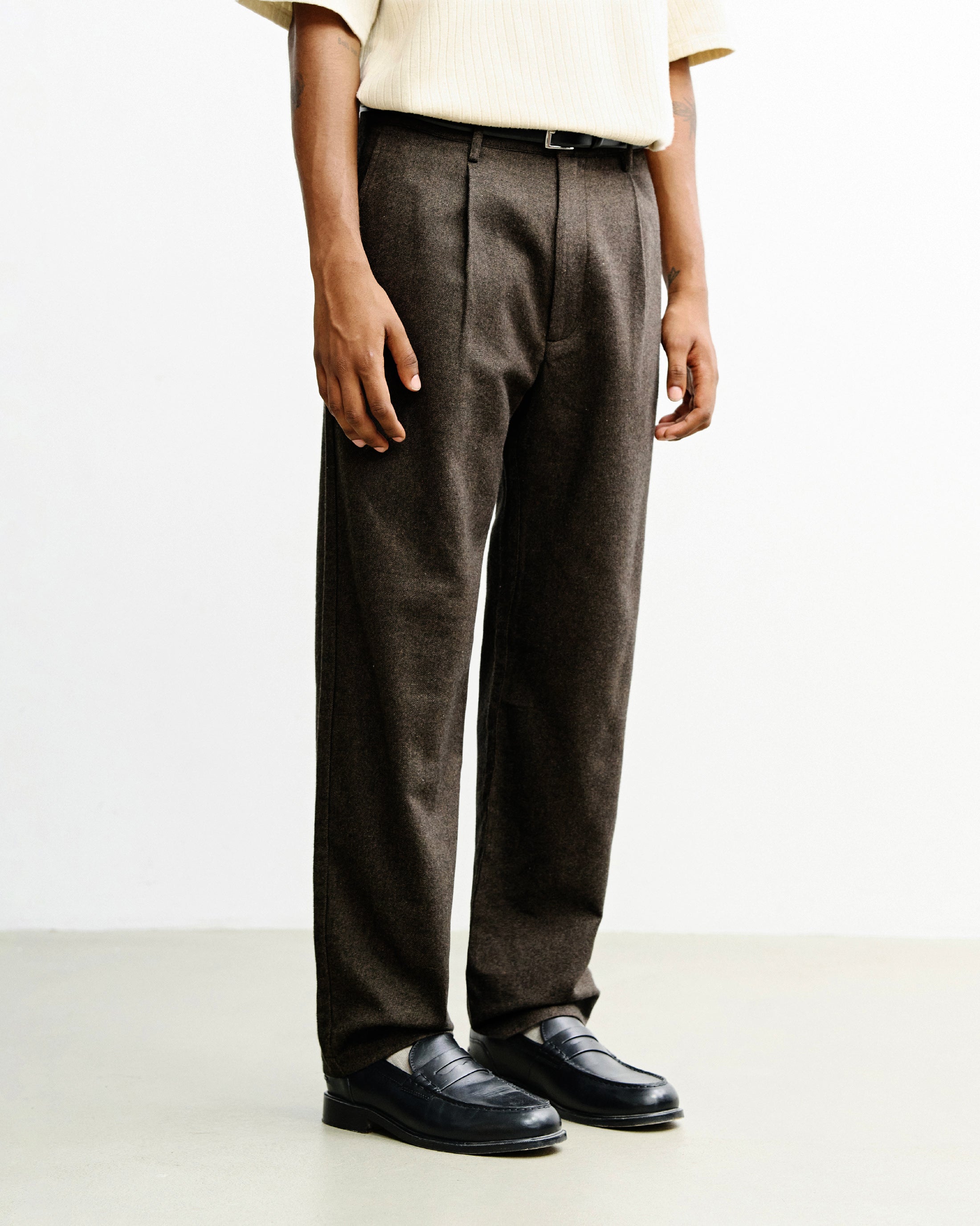 Braune Flanellhose Everyday aus 100% Bio-Baumwolle von Rotholz