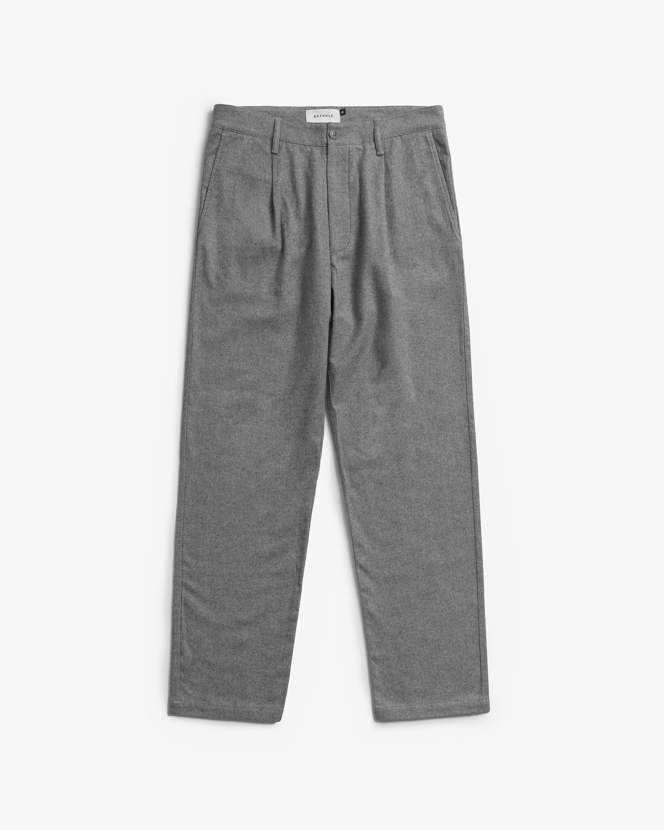 Graue Flanellhose Everyday aus 100% Bio-Baumwolle von Rotholz