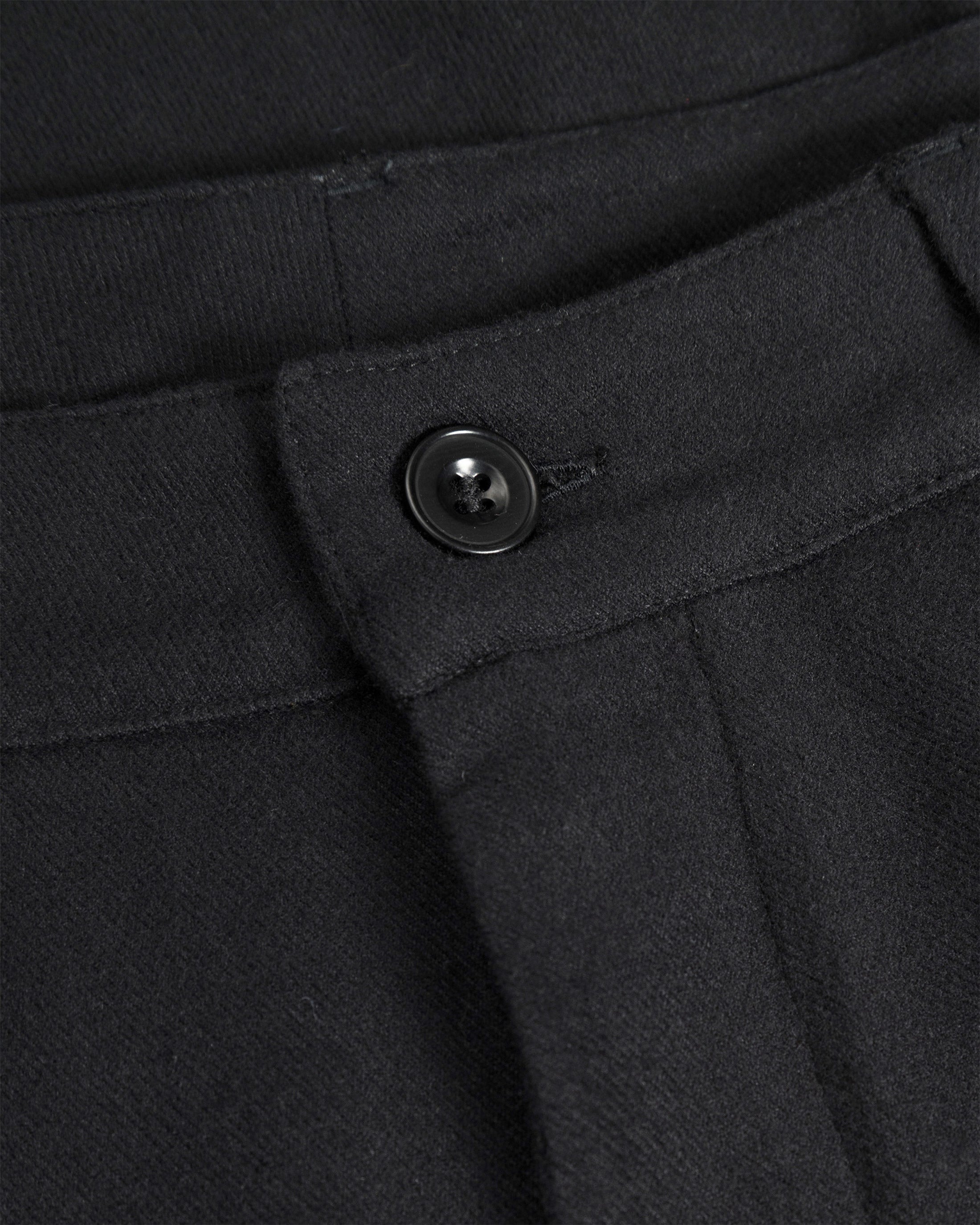 Schwarze Flanellhose Everyday aus 100% Bio-Baumwolle von Rotholz