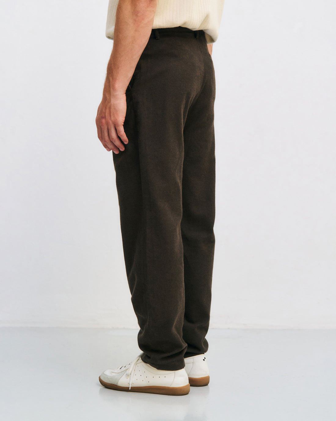 Braune Flanell Hose aus 100% Bio-Baumwolle von Rotholz
