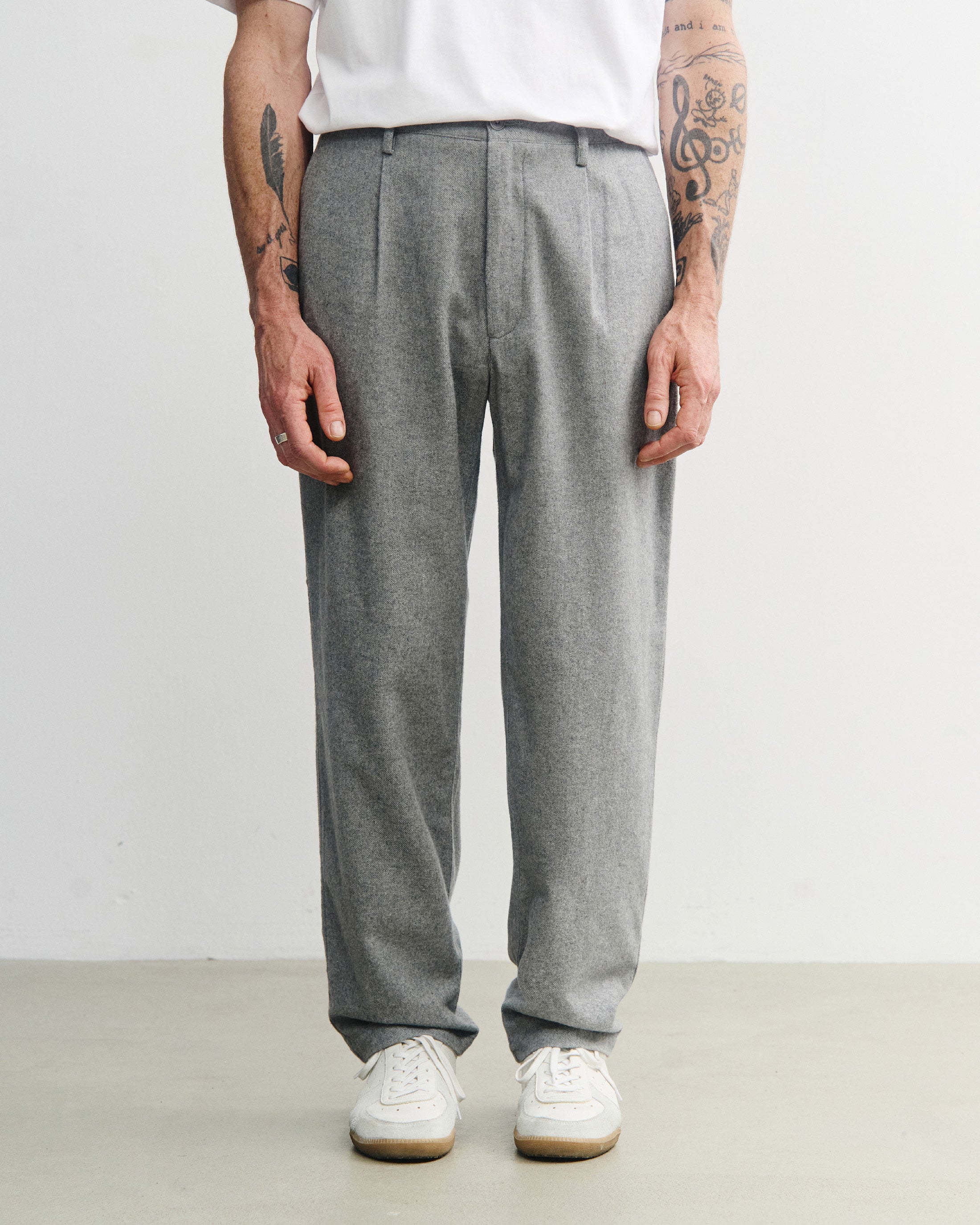 Graue Flanellhose Everyday aus 100% Bio-Baumwolle von Rotholz