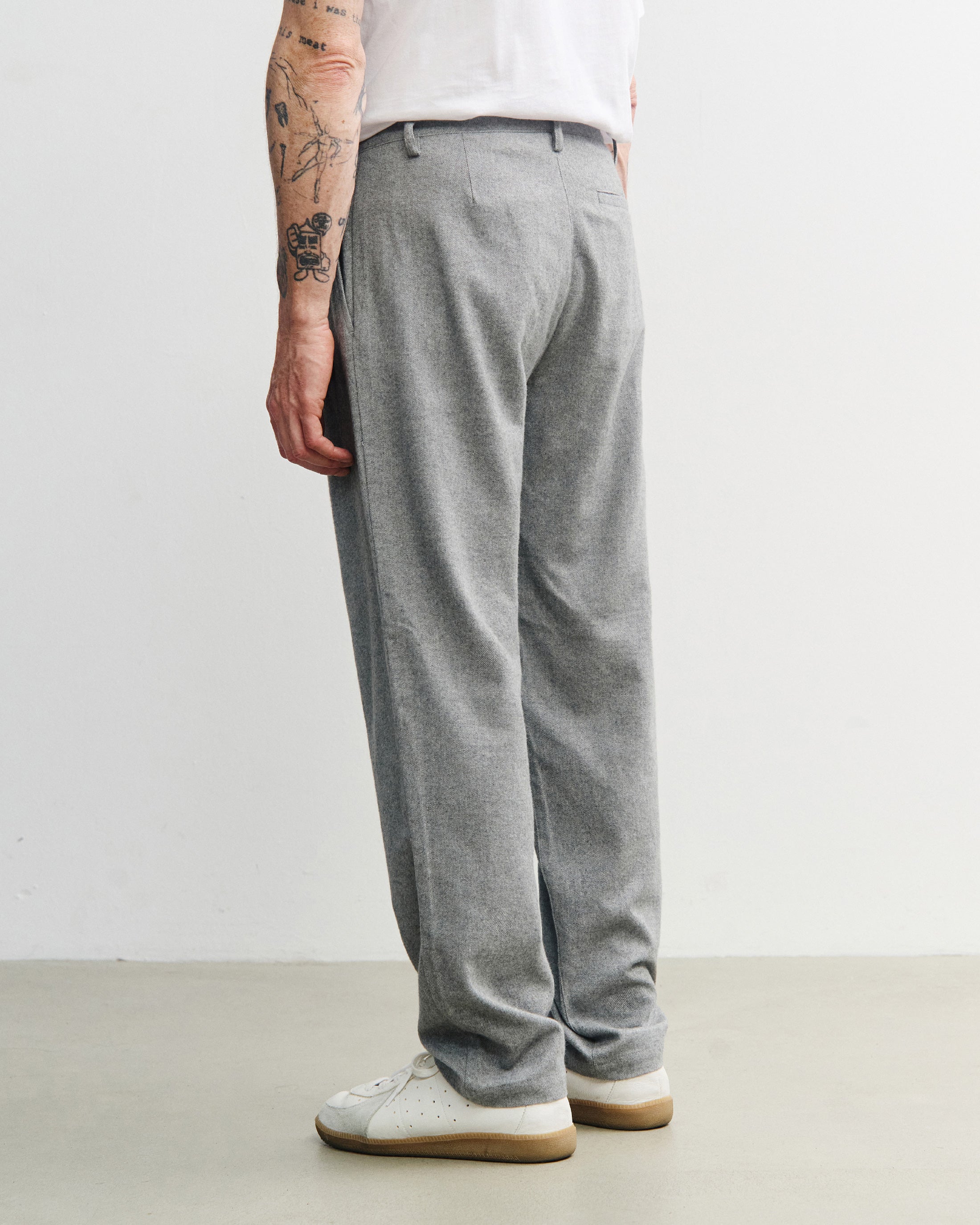 Graue Flanellhose Everyday aus 100% Bio-Baumwolle von Rotholz