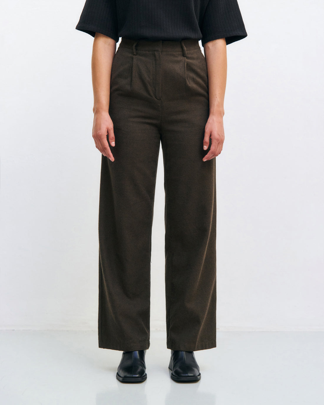 Braune Flanell-Hose aus 100% Bio-Baumwolle von Rotholz