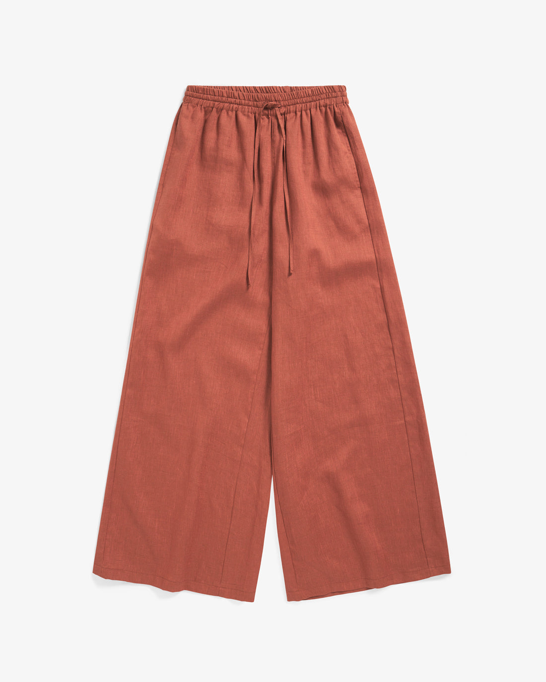 Rote Weite Hose aus 100% Bio-Baumwolle von Rotholz