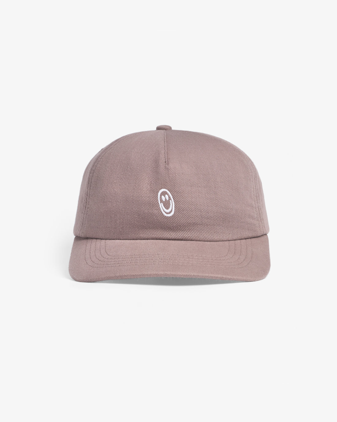 Brown Smiling Floppy Cap made from 100% organic cotton by Rotholz