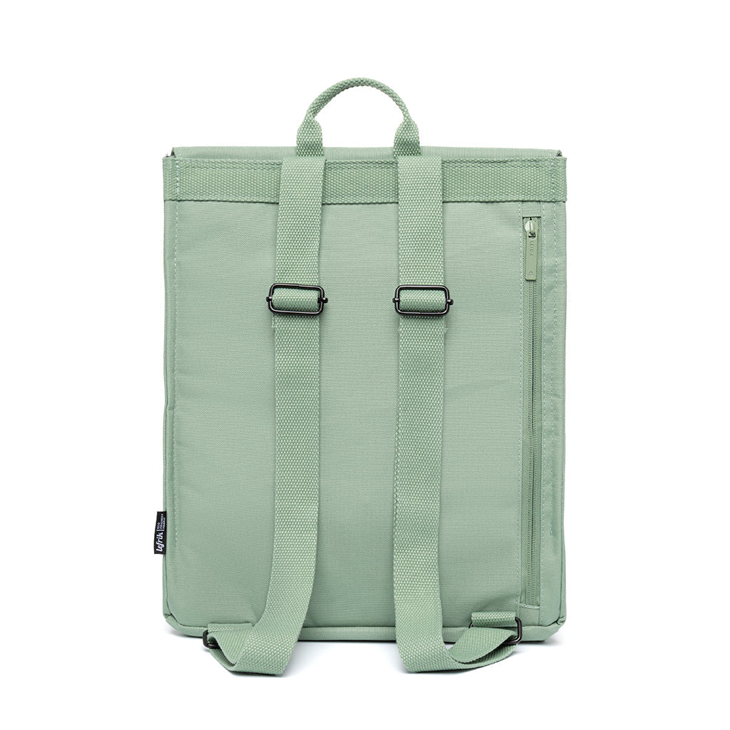 Grüner Rucksack Handy Mini aus recyceltem PET von Lefrik