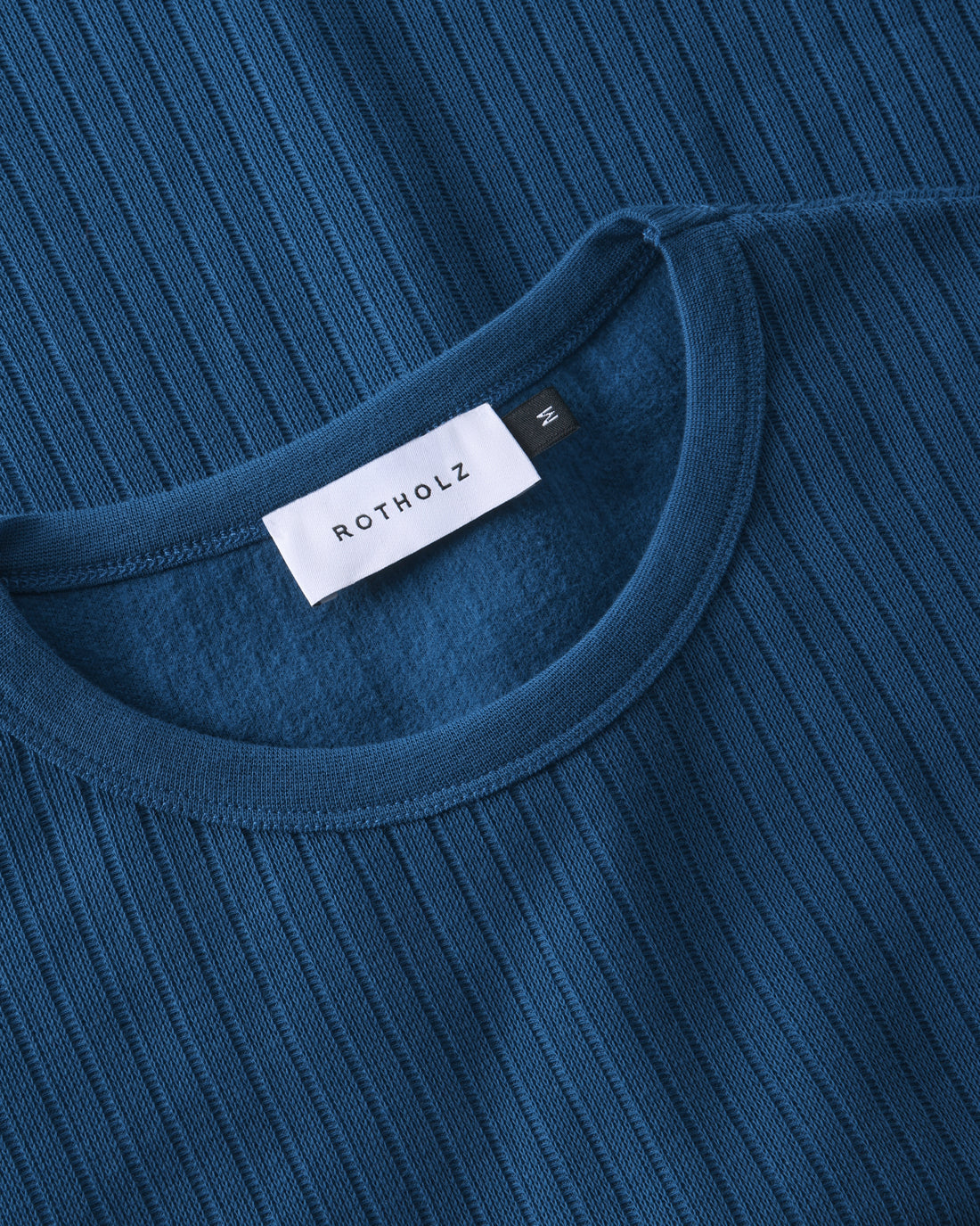 Blaues Geripptes T-Shirt aus 100% Bio-Baumwolle von Rothol