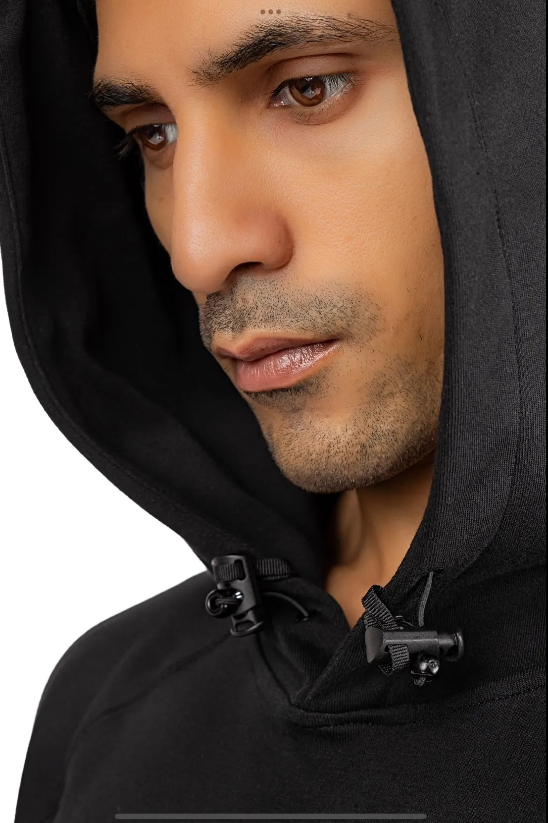 Nivays Zeyla Performance Cotton Black Hoodie