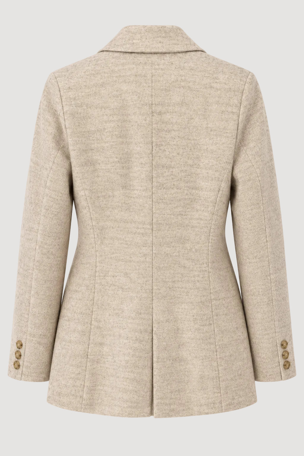 Beiger Blazer Signature aus 100% Merinowolle von Pura Clothing