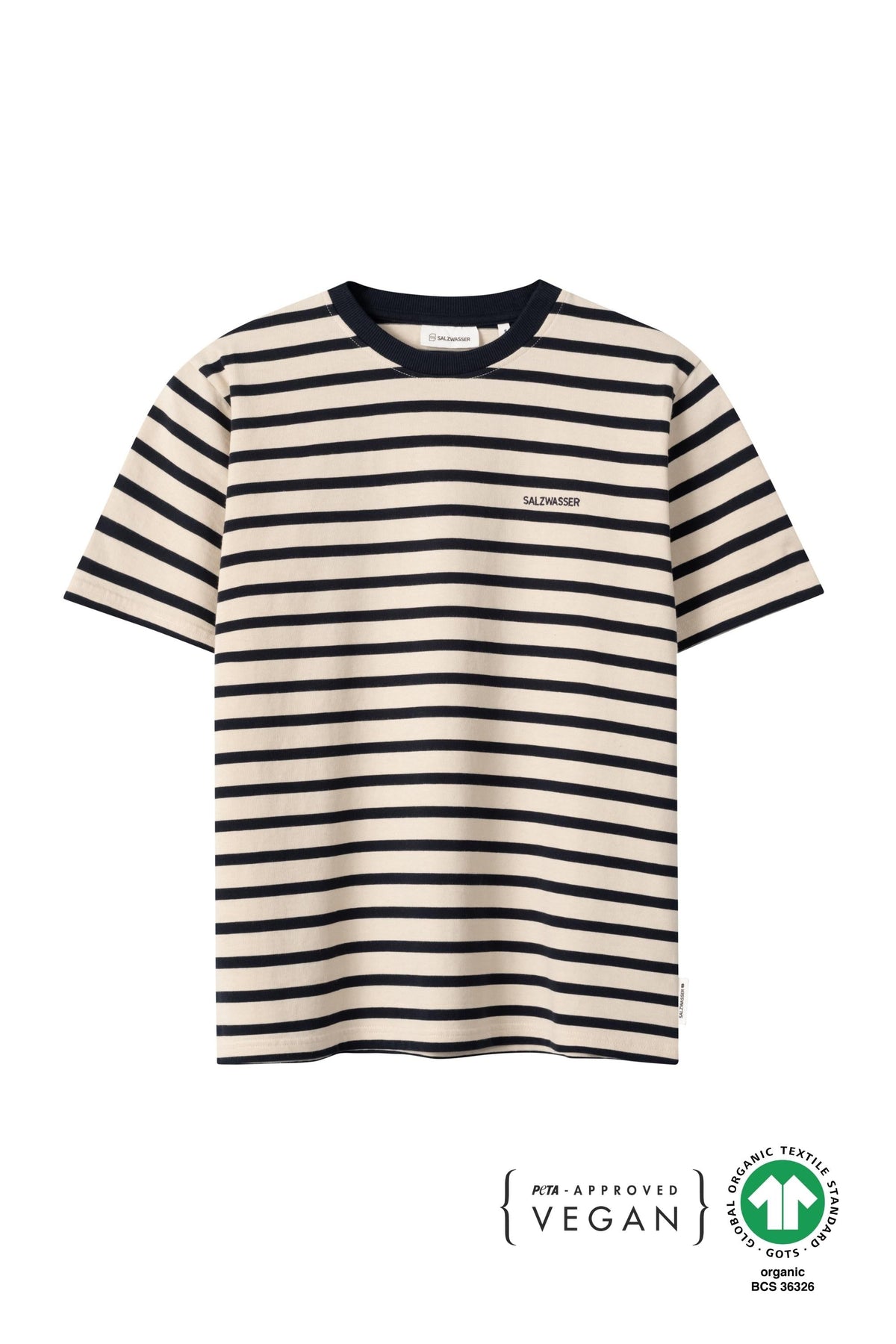 Nachhaltiges Heavy T-Shirt für Damen und Herren in gestreift _men _women