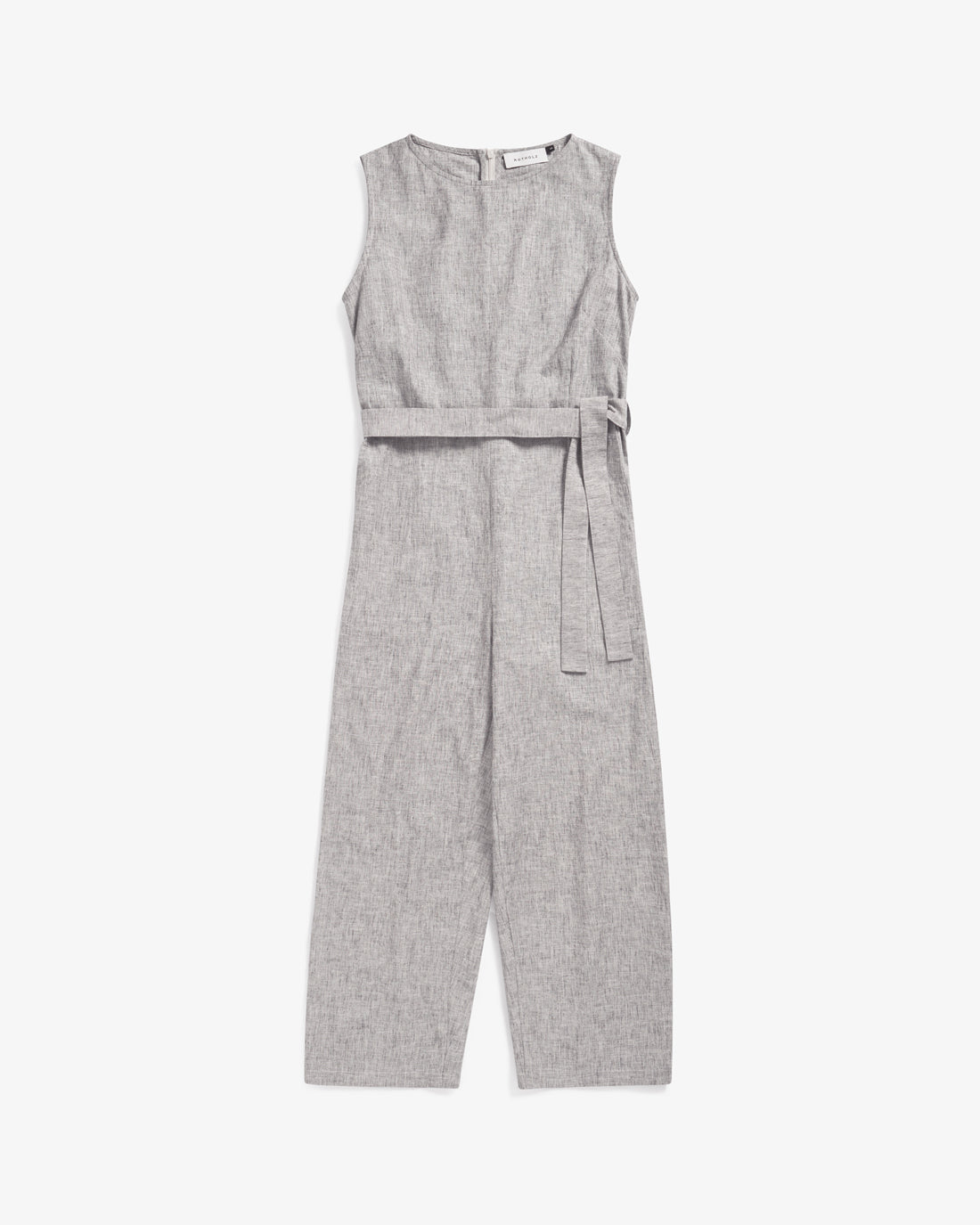 Grey jumpsuit made of 100% organic cotton by Rotholz