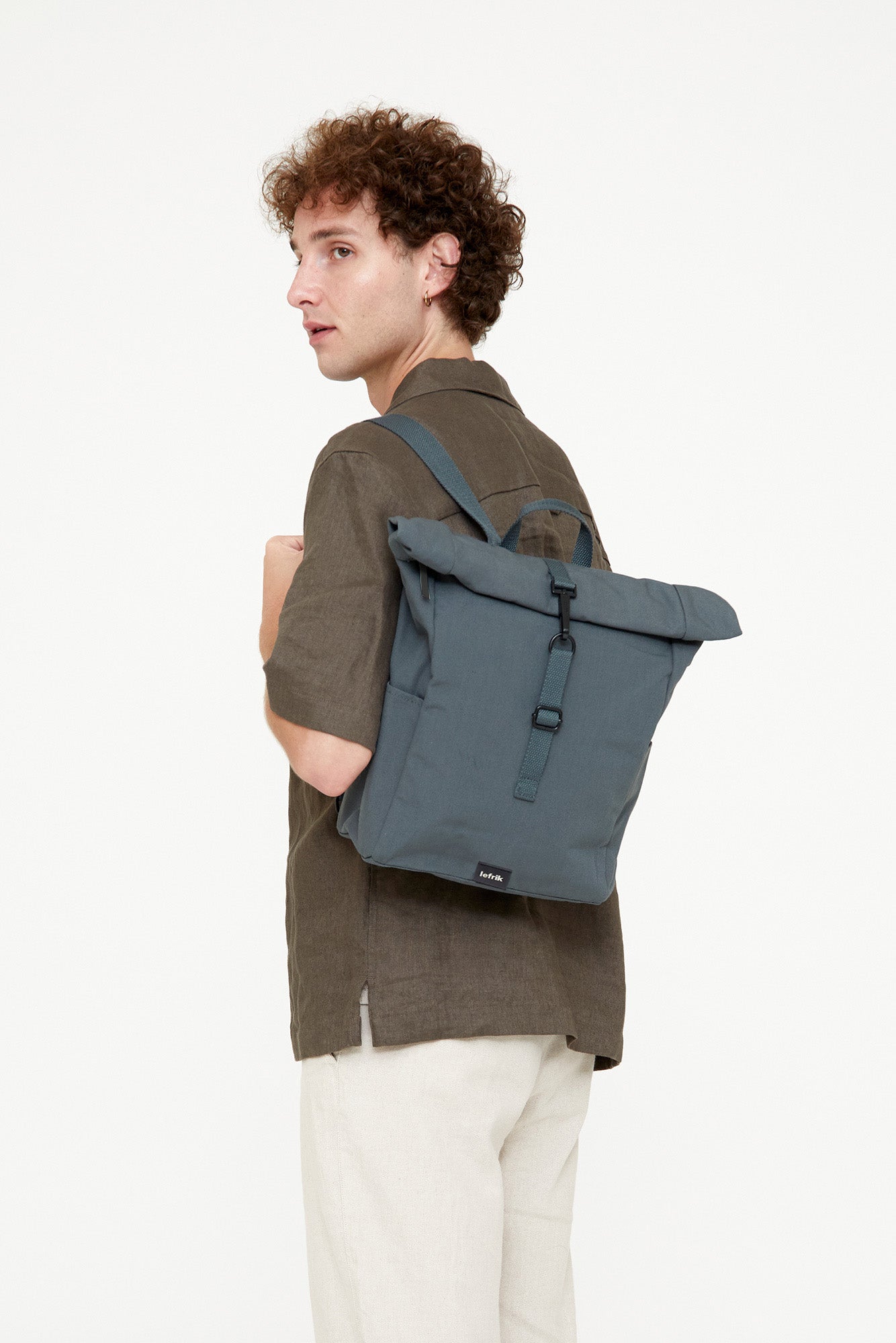 Rucksack Roll Mini Arles aus recycelten PET-Flaschen von Lefrik