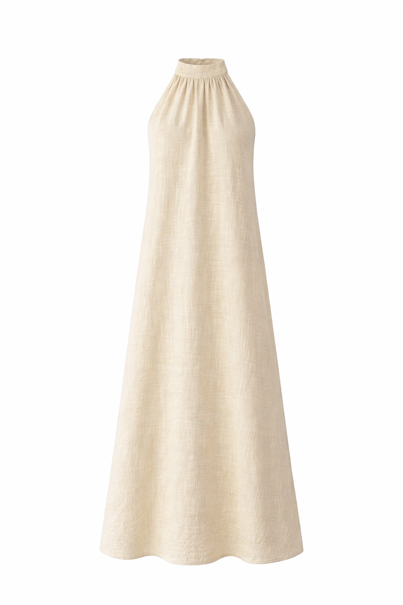 Ecru Kleid the Maxi aus 100% Bio-Baumwolle von Pura Clothing