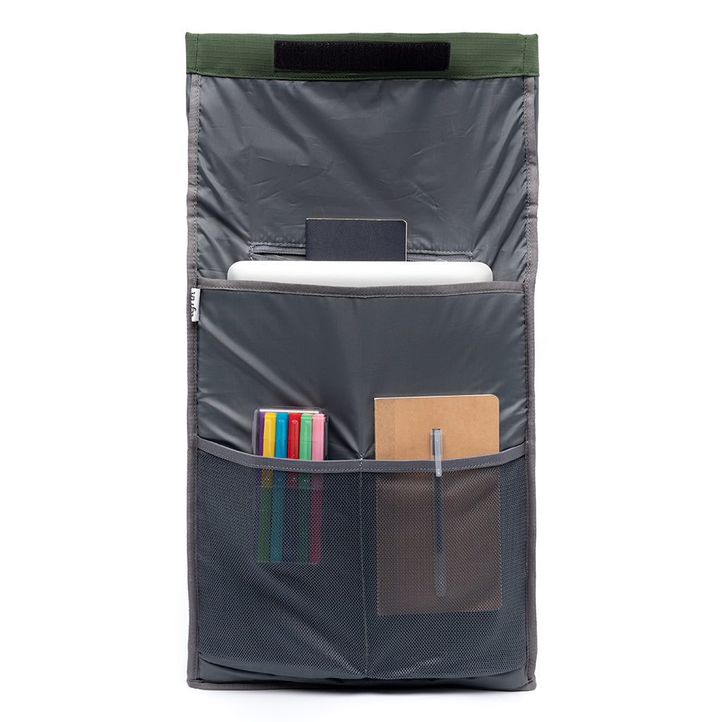 Sac à dos vert Lars Roll Vandra en PET recyclé de Lefrik