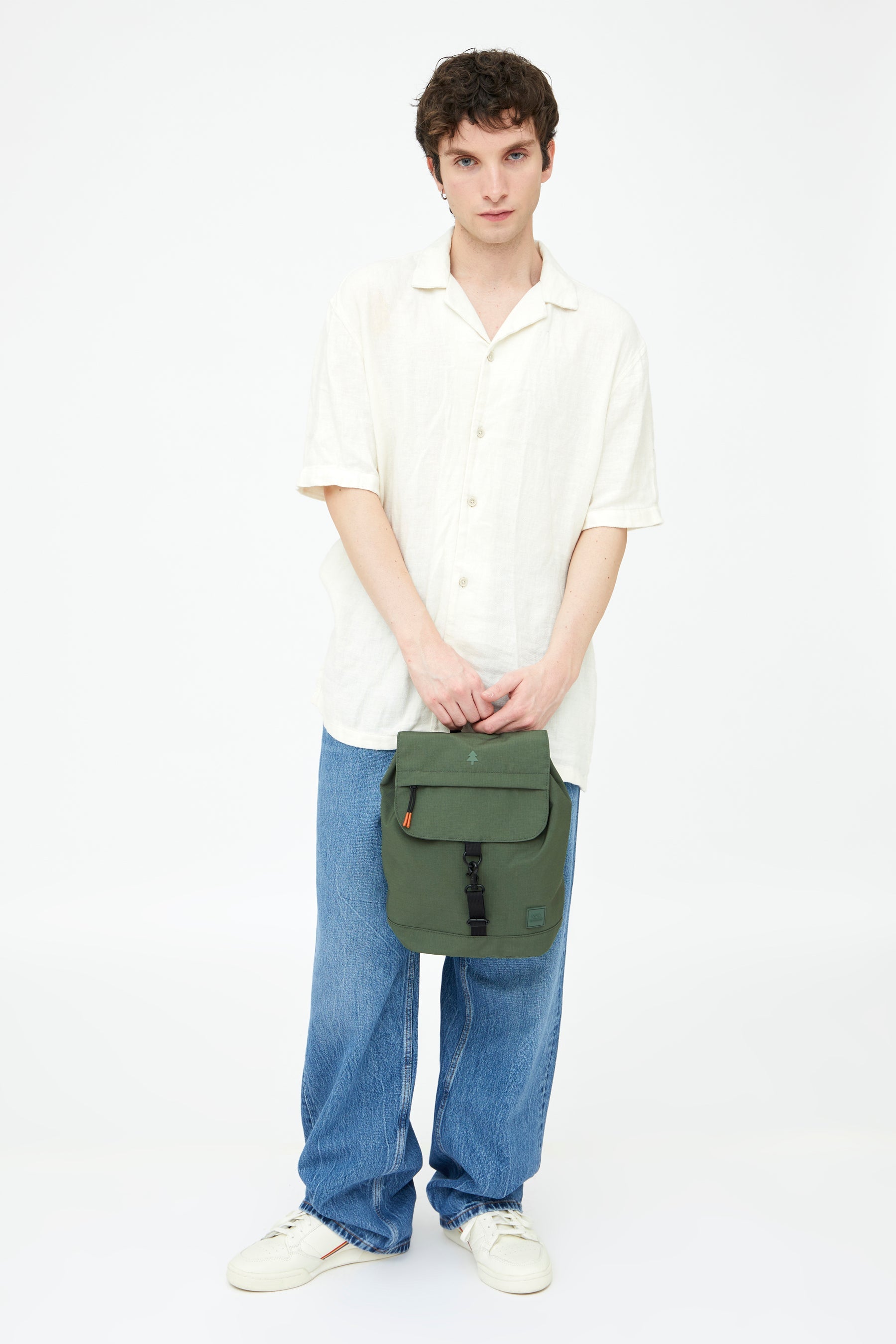 Green Scout Mini Vandra backpack made from recycled PET from Lefrik