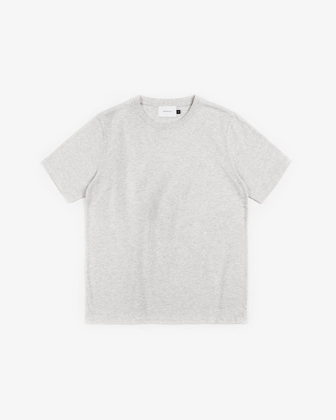 T-shirt logo en coton biologique gris
