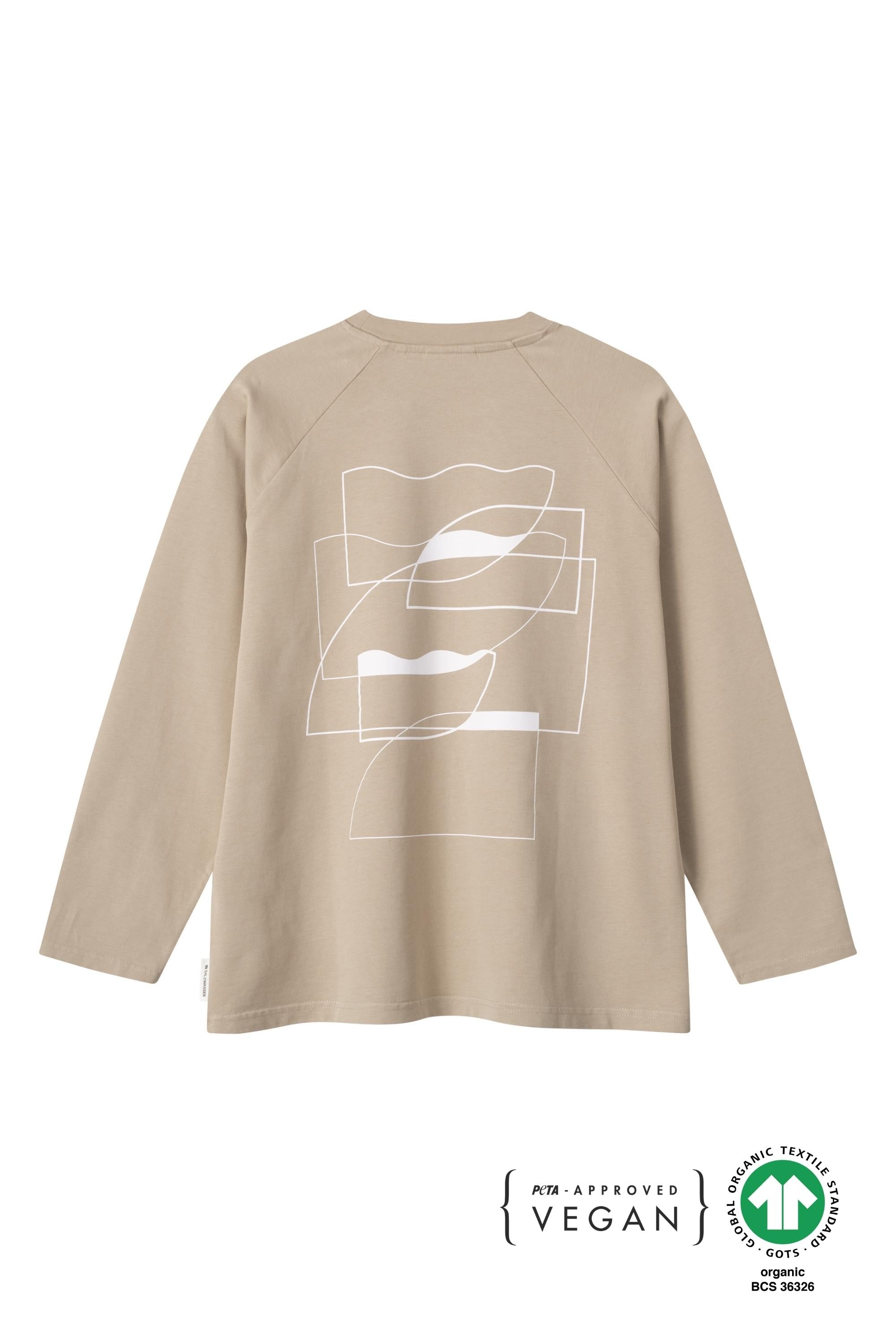 Nachhaltiges Longsleeve mit Rückenprint von SALZWASSER _men _women