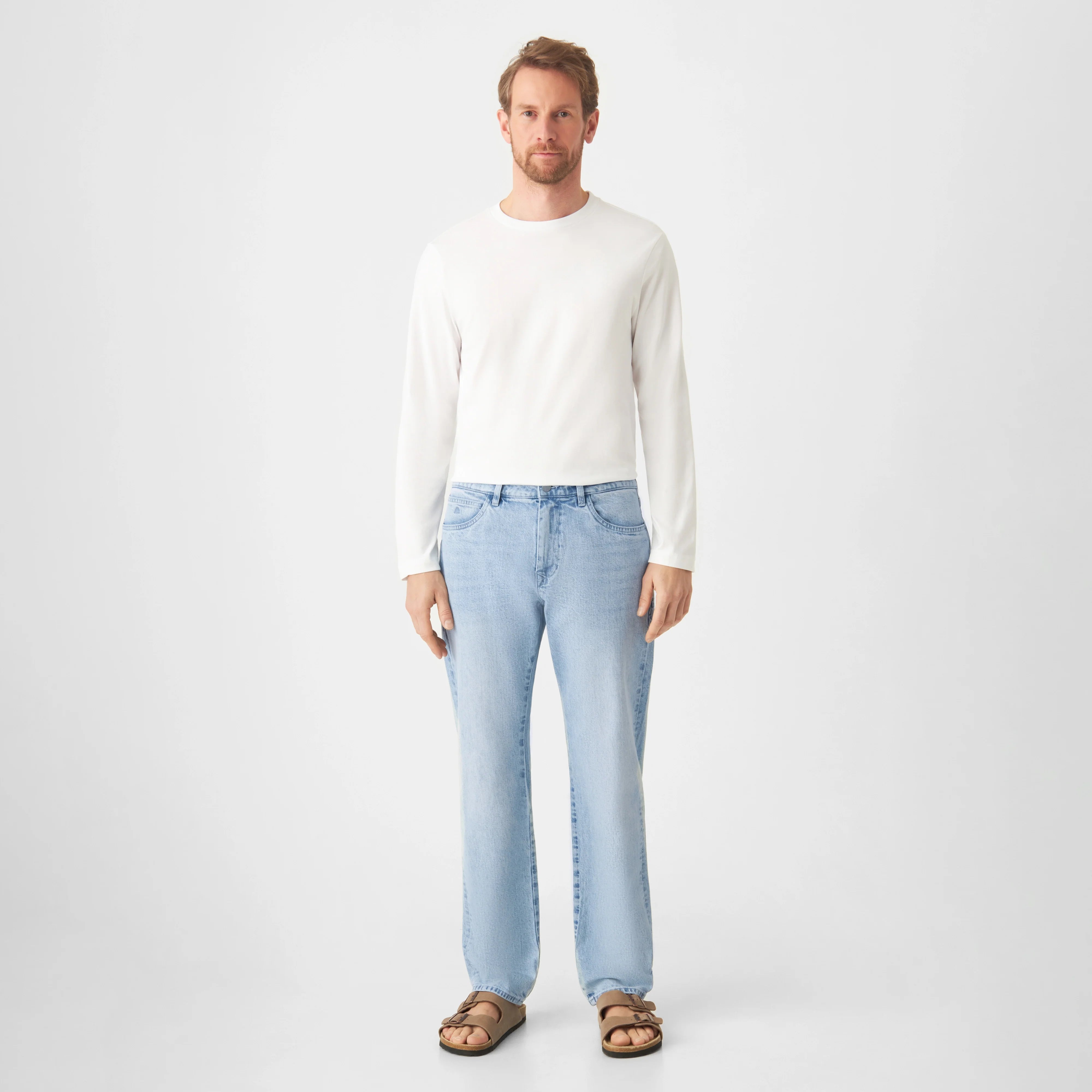 Blaue Jeans DUSK Regular Straight aus Bio-Baumwolle von Dawn Denim