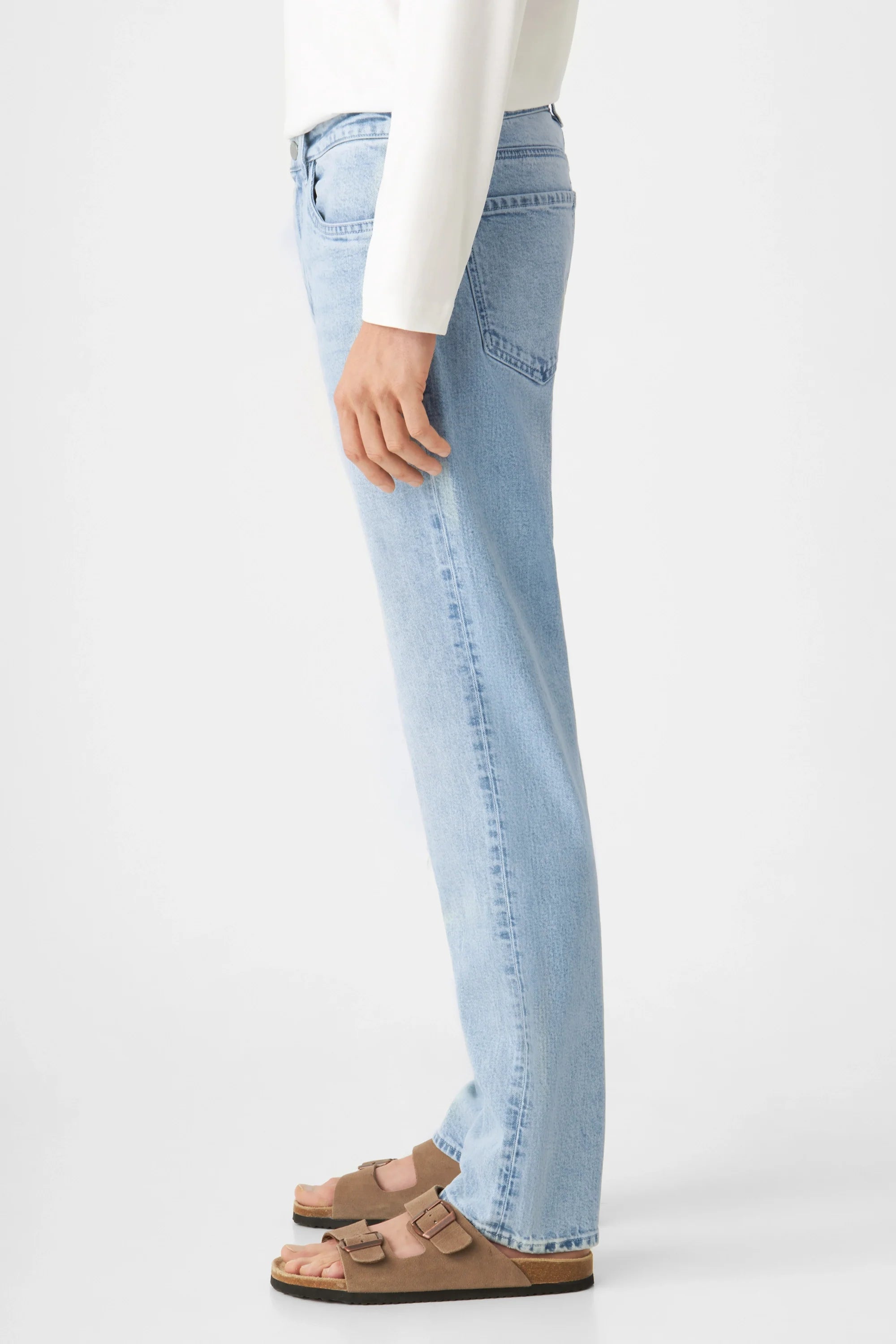 Blaue Jeans DUSK Regular Straight aus Bio-Baumwolle von Dawn Denim