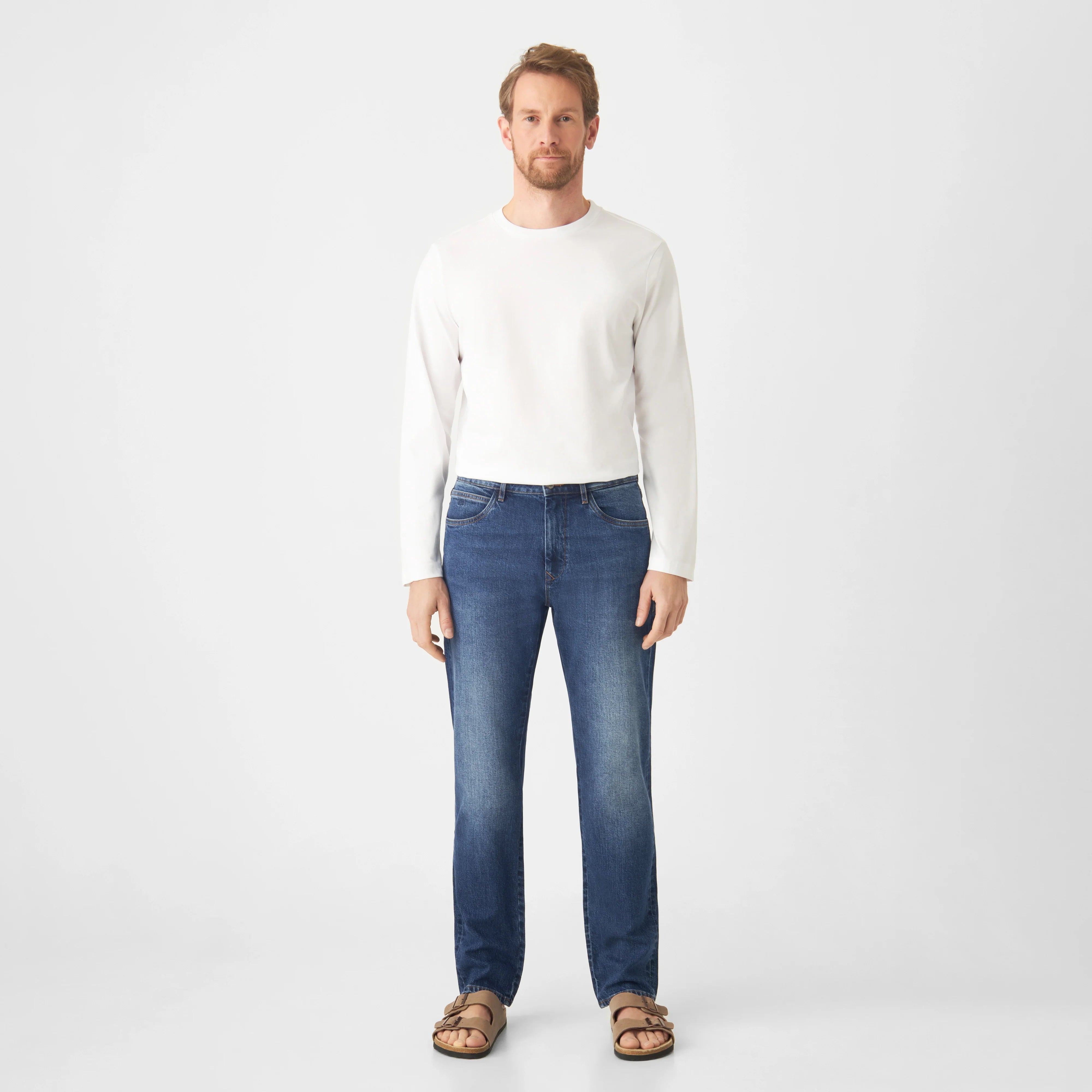 Blue jeans DUSK Regular Straight made of organic cotton by Dawn Denim