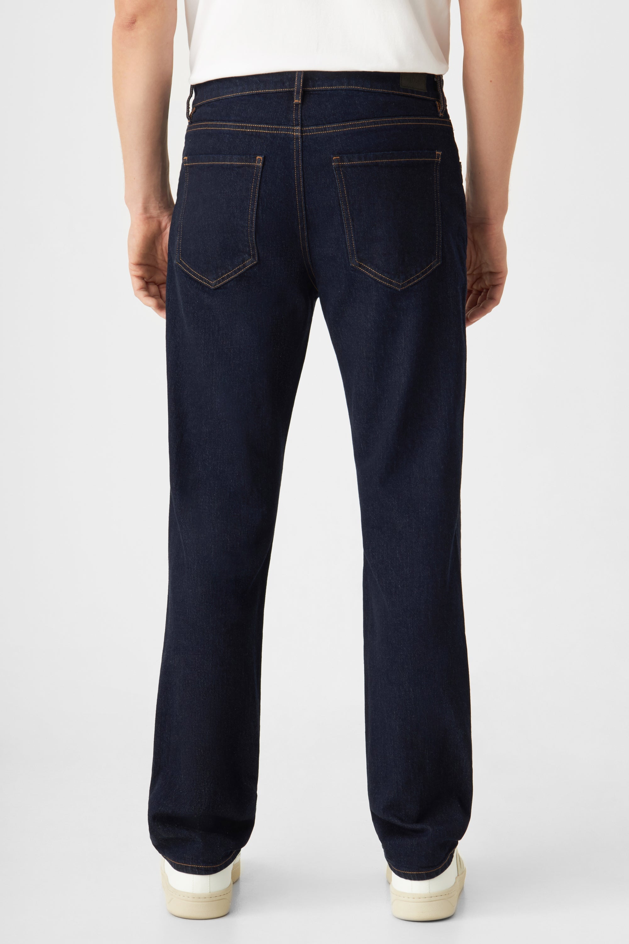 Dark blue DUSK Regular Straight jeans made from organic cotton by Dawn Denim