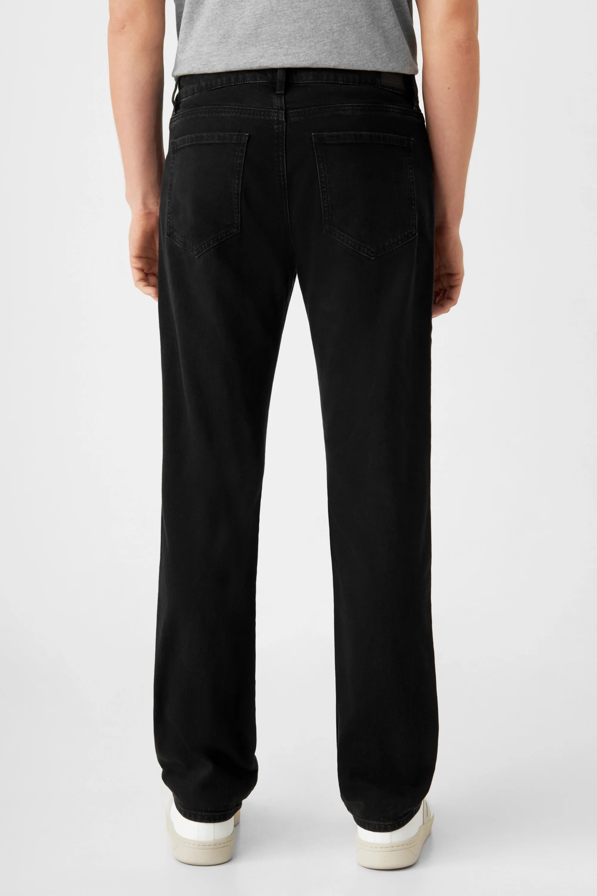 Black DUSK Regular Straight jeans made from organic cotton by Dawn Denim