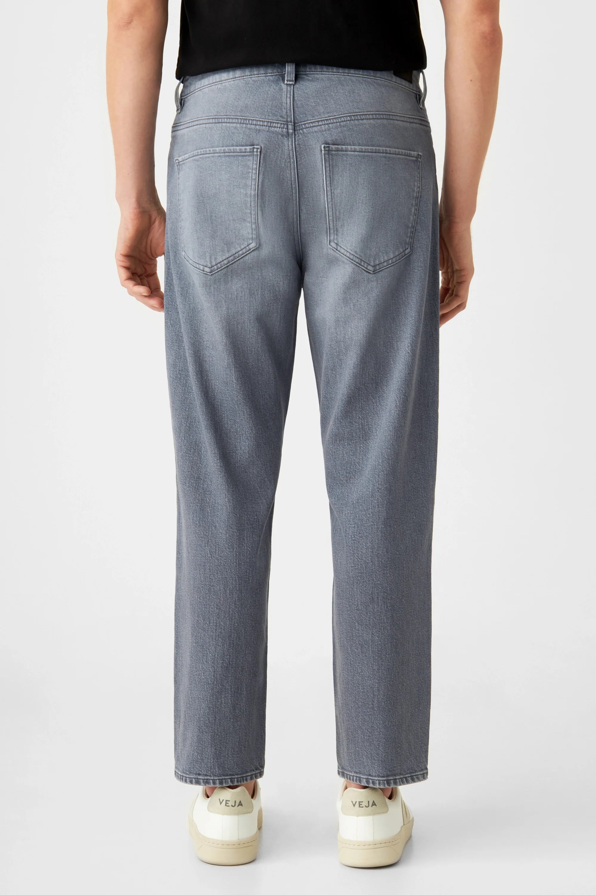Grey RISE Relaxed jeans made from organic cotton by Dawn Denim