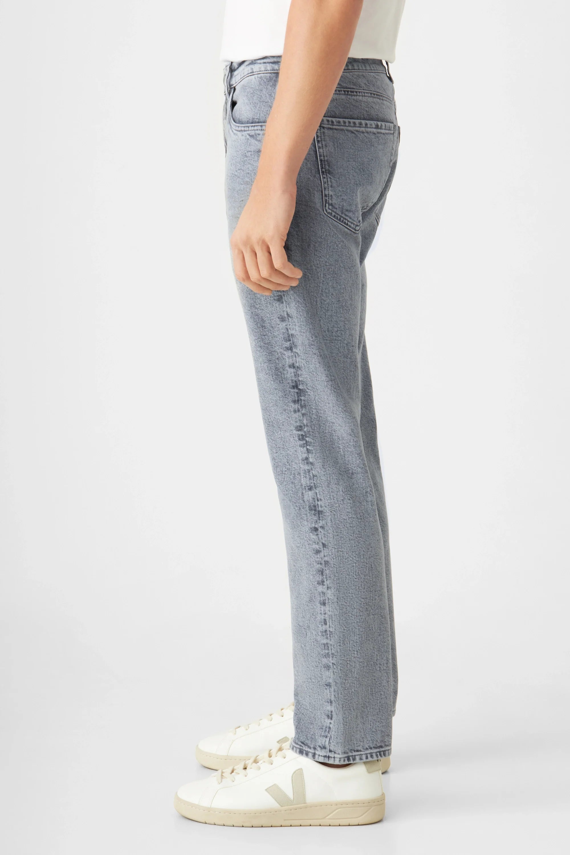 Grey DUSK Regular Straight jeans made from organic cotton by Dawn Denim