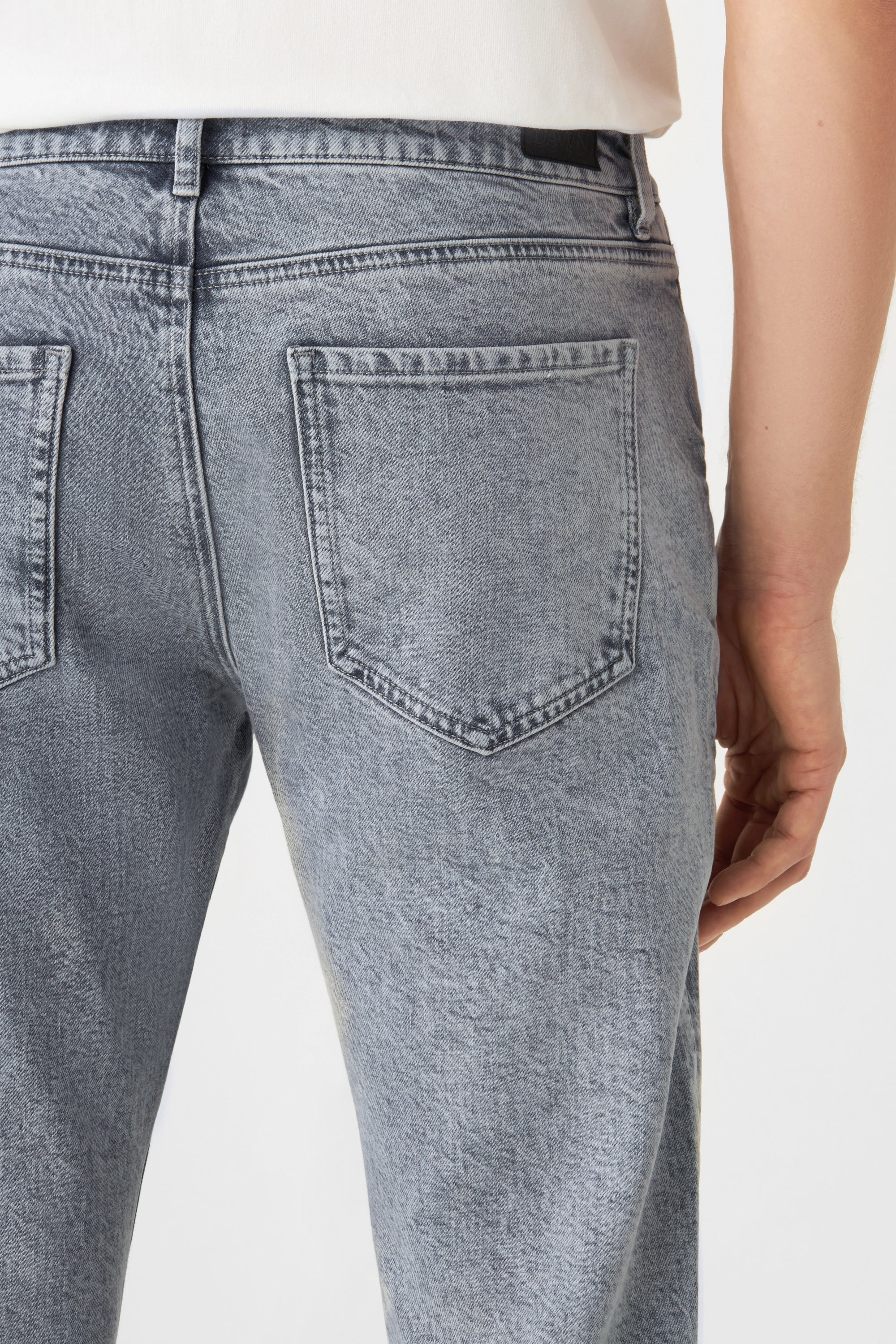 Grey DUSK Regular Straight jeans made from organic cotton by Dawn Denim