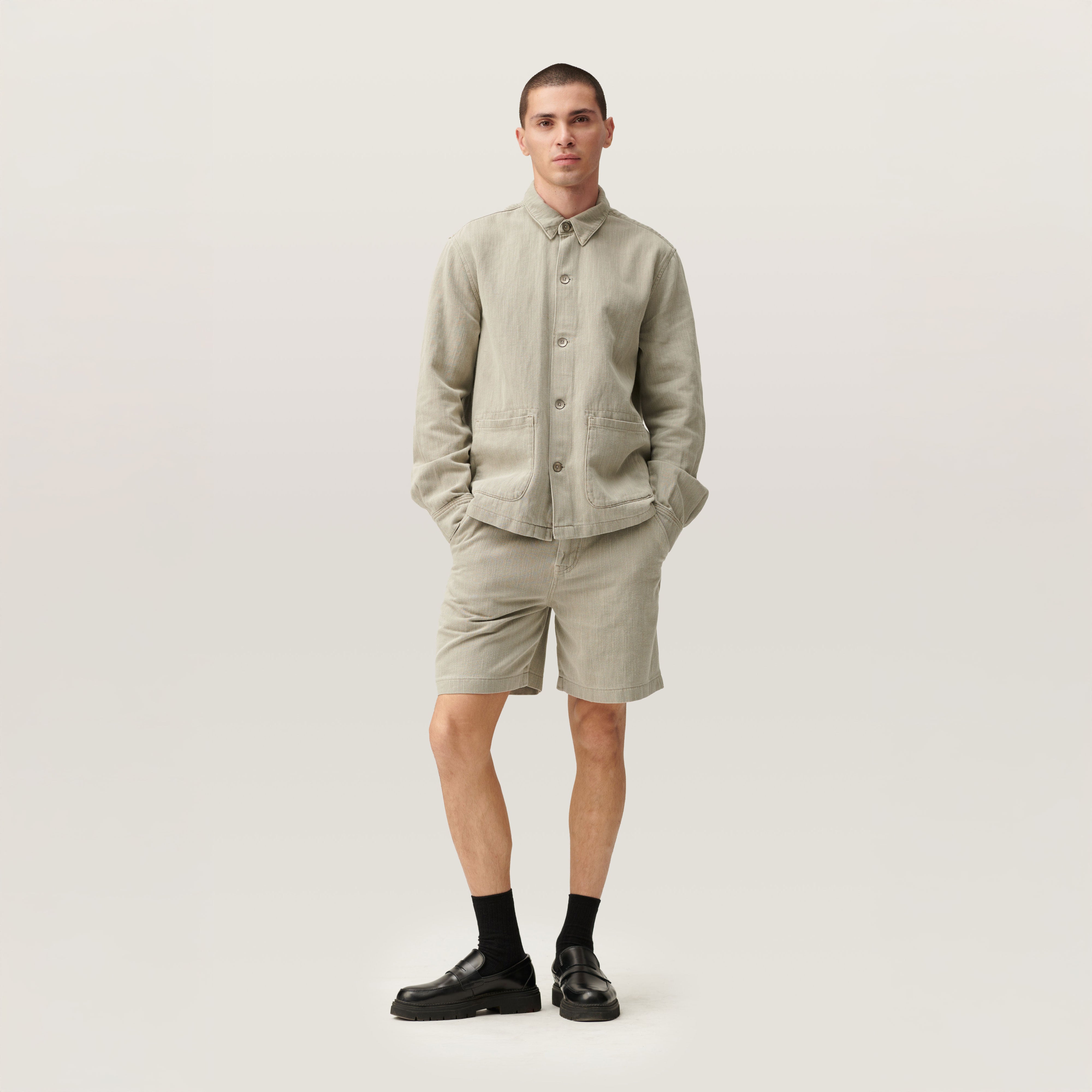 Beige Shorts SHORTY aus Bio-Baumwolle von Dawn denim