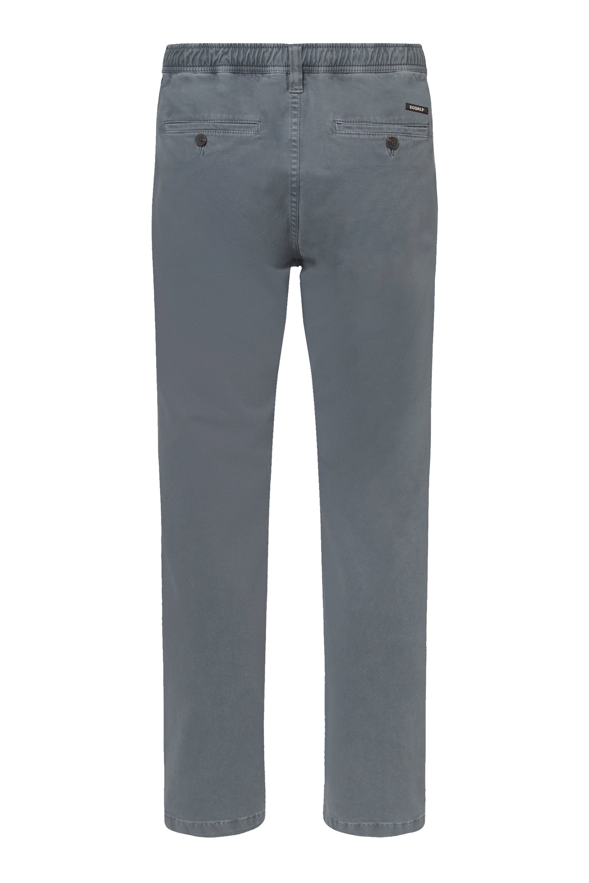 Chino trousers made of cotton and recycled cotton by ECOALF in grey-blue
