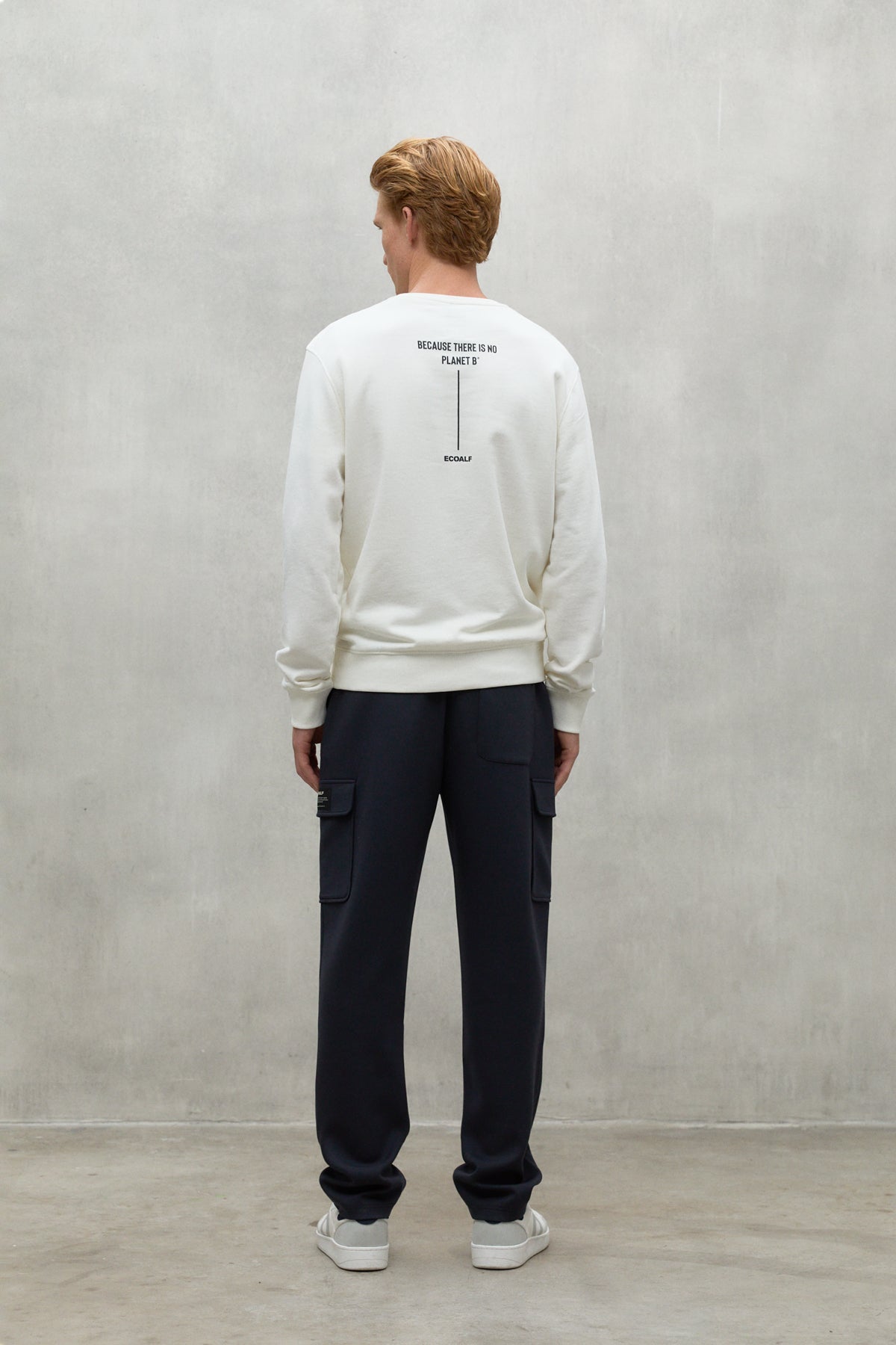 Sweater made of 100% recycled cotton by ECOALF in off-white