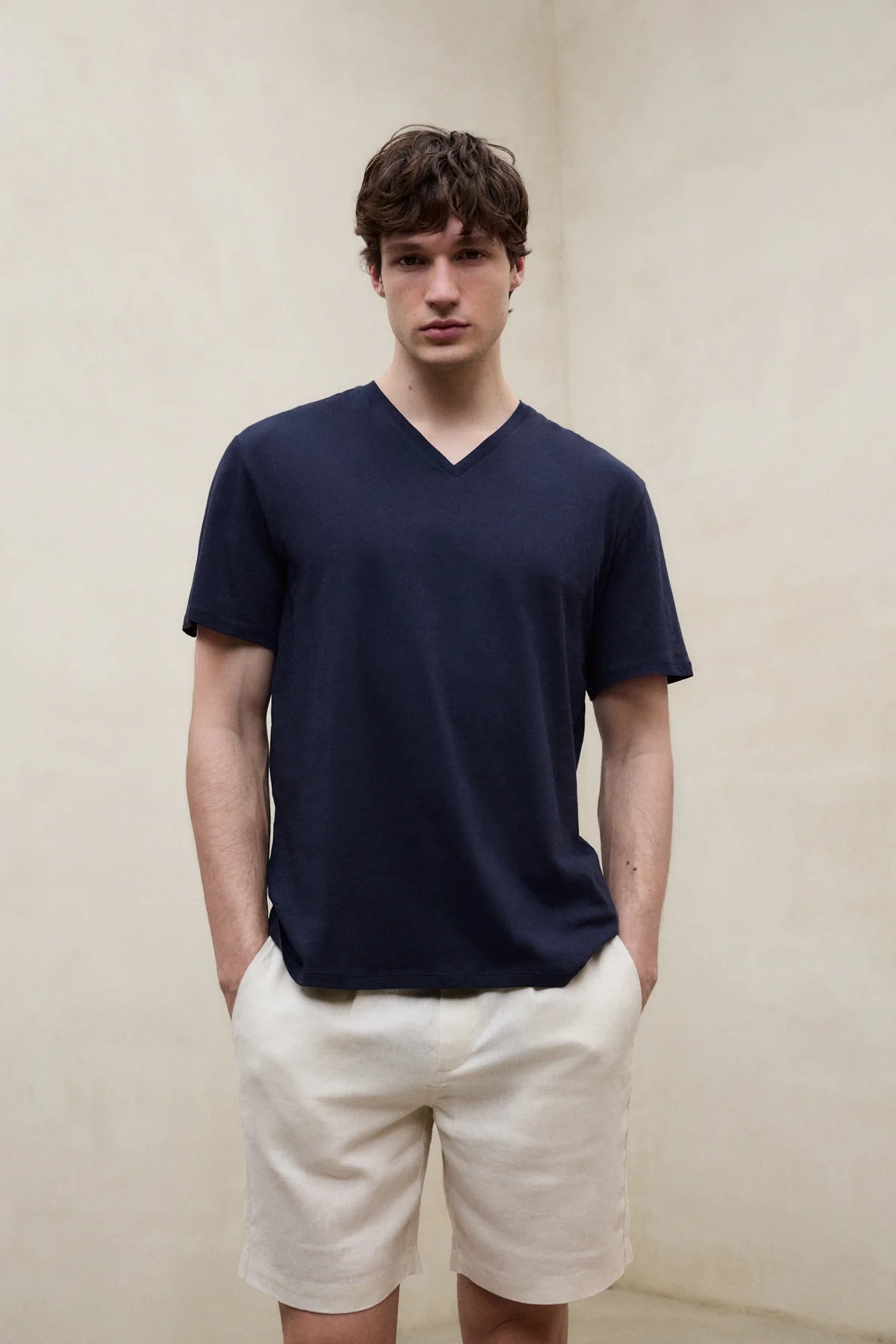 Kurze Hose Tika aus Leinen von ECOALF in beige