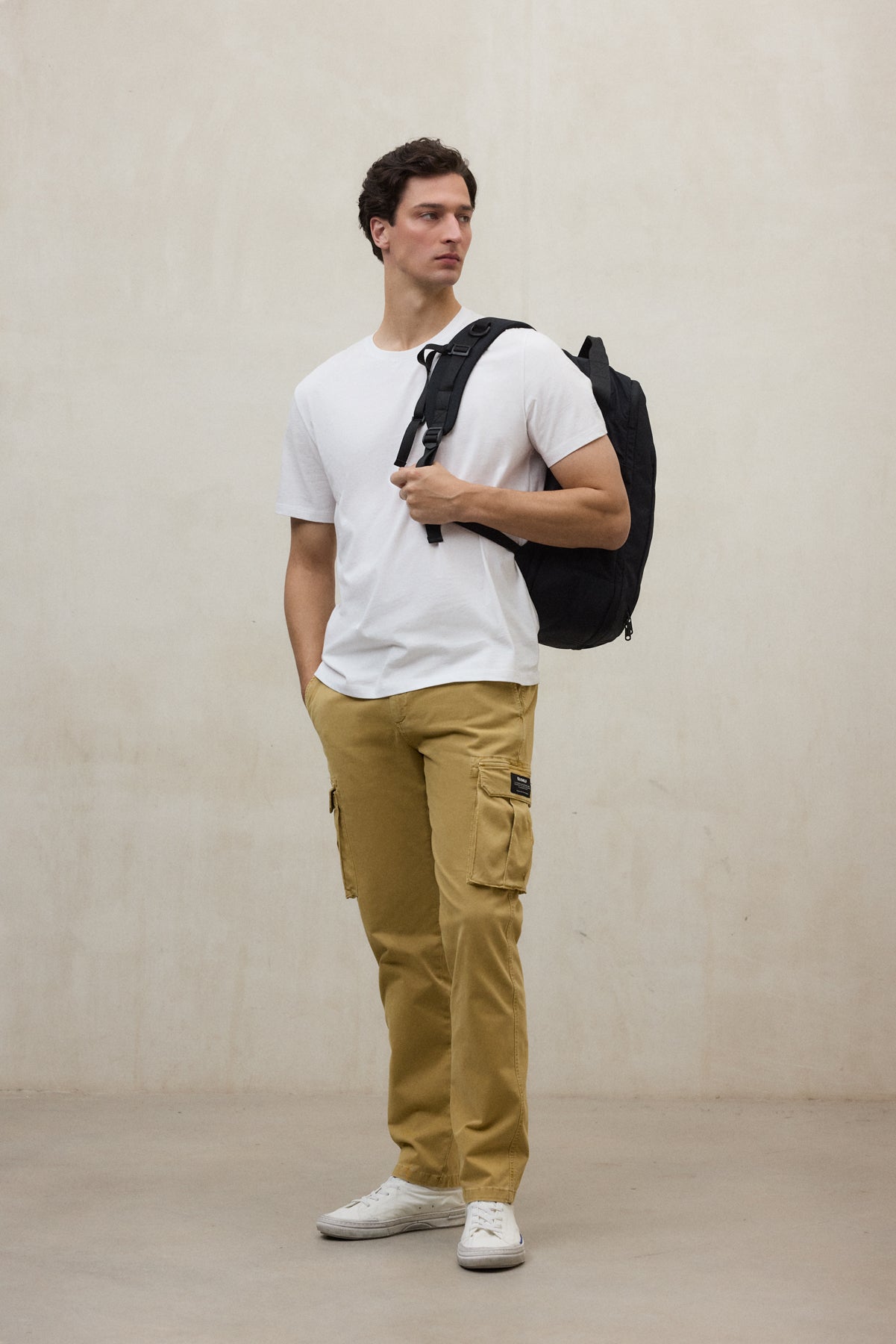 T-shirt en coton recyclé ECOALF en blanc