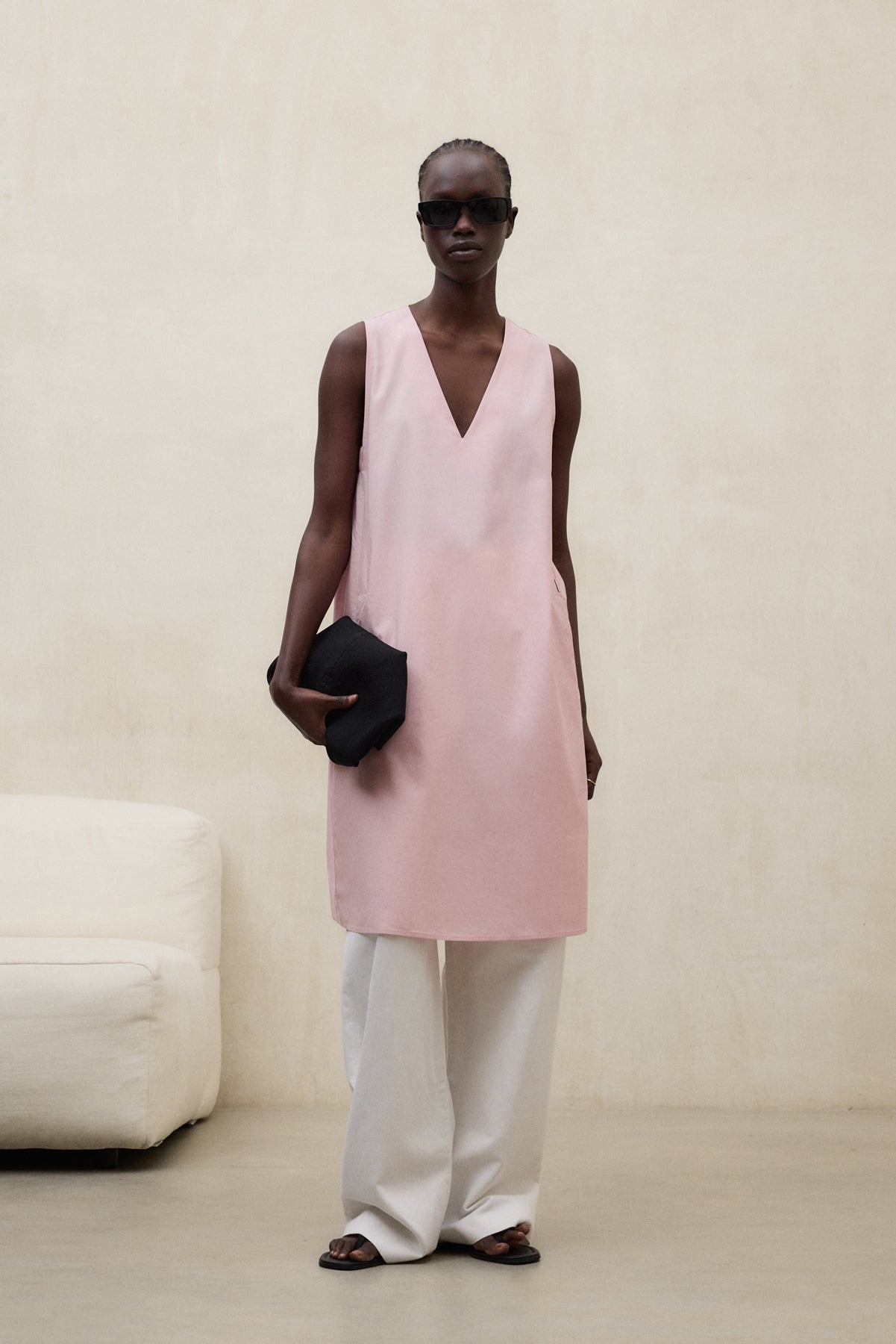 Kleid FRANCESCA aus TENCEL™ und Bio Baumwolle von ECOALF in rosé