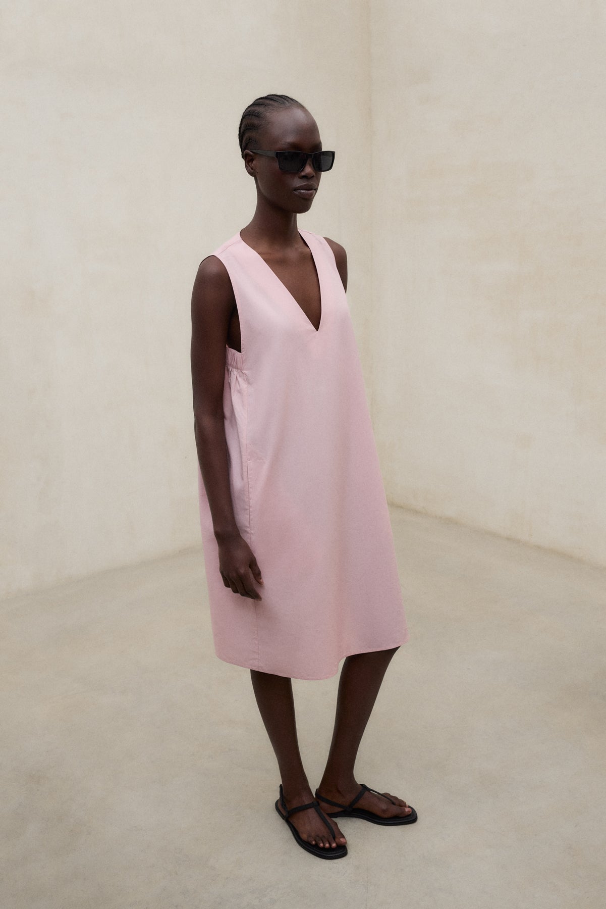 Kleid FRANCESCA aus TENCEL™ und Bio Baumwolle von ECOALF in rosé