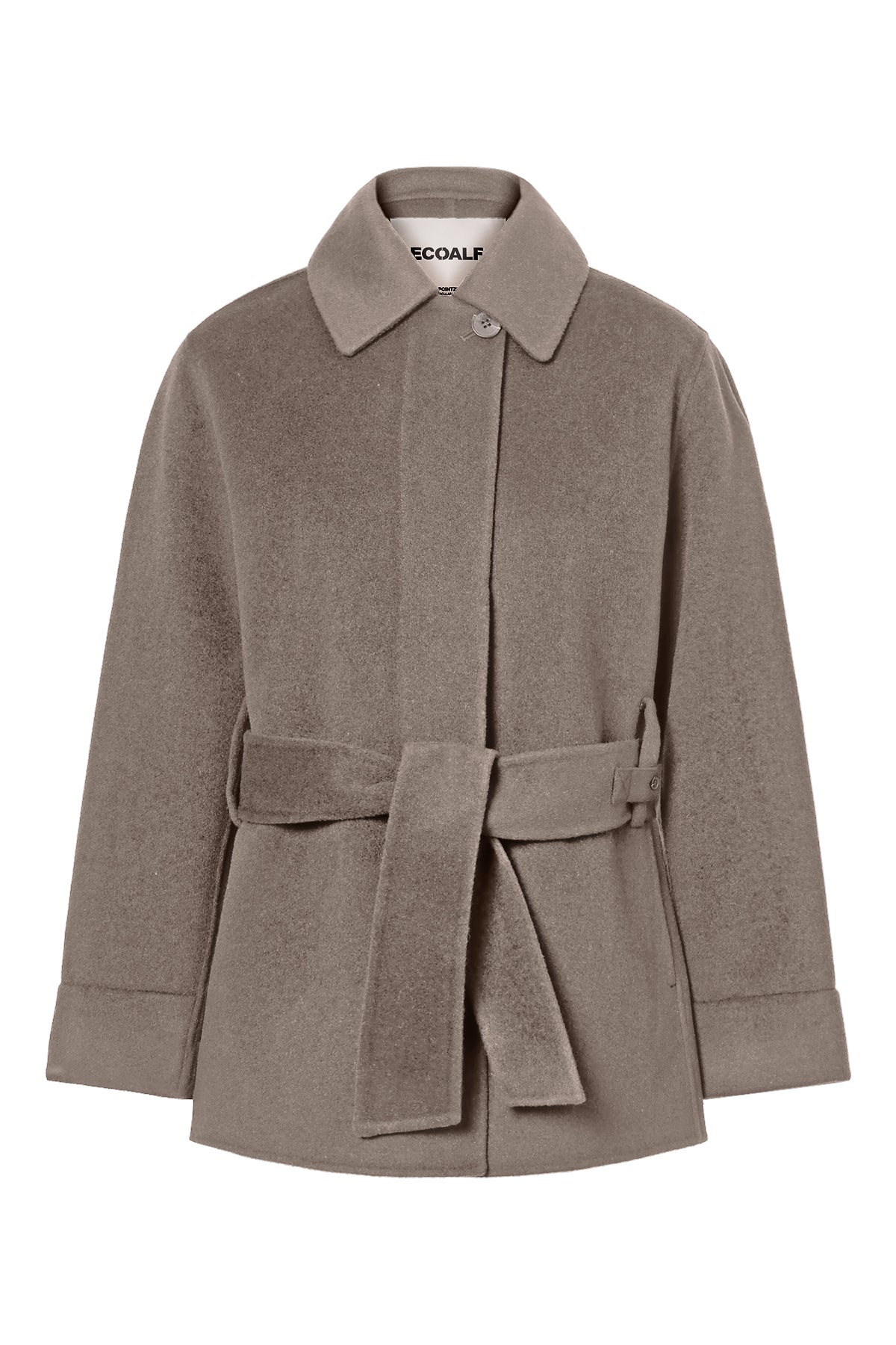 Doudoune courte réversible en 100% polyester recyclé (bouteilles PET) par ECOALF en bleu foncé