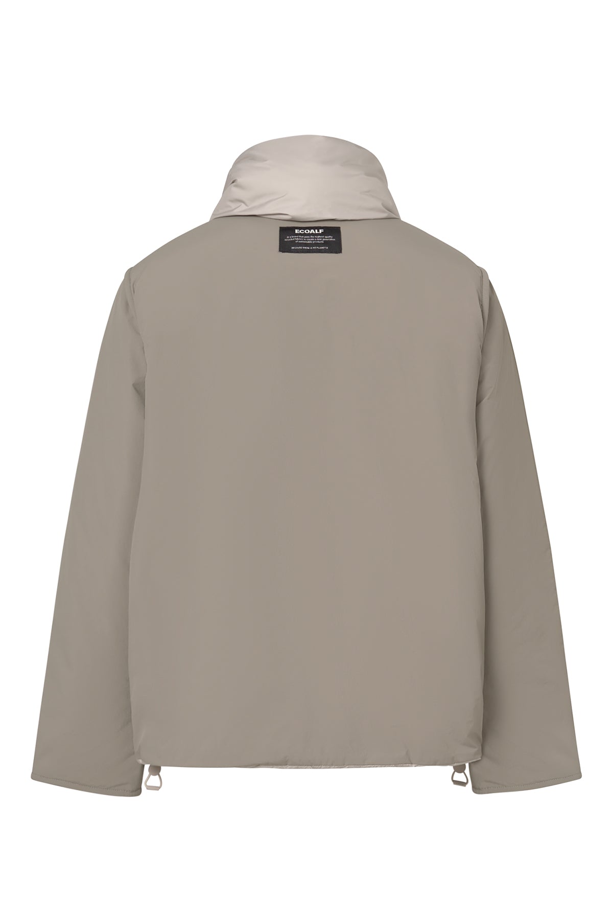 Doudoune courte réversible en 100% polyester recyclé (bouteilles PET) par ECOALF en bleu foncé