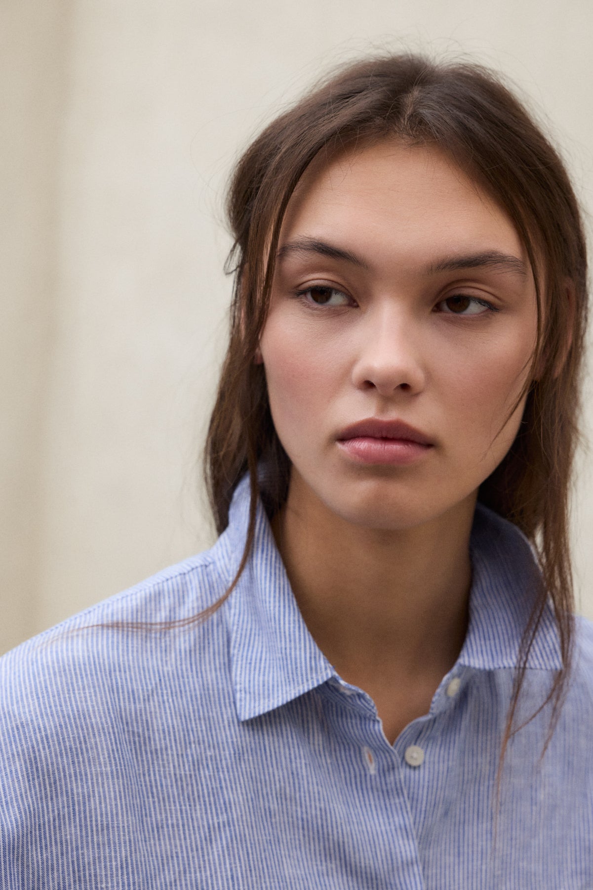 Blouse made of organic and recycled cotton by ECOALF in dark blue