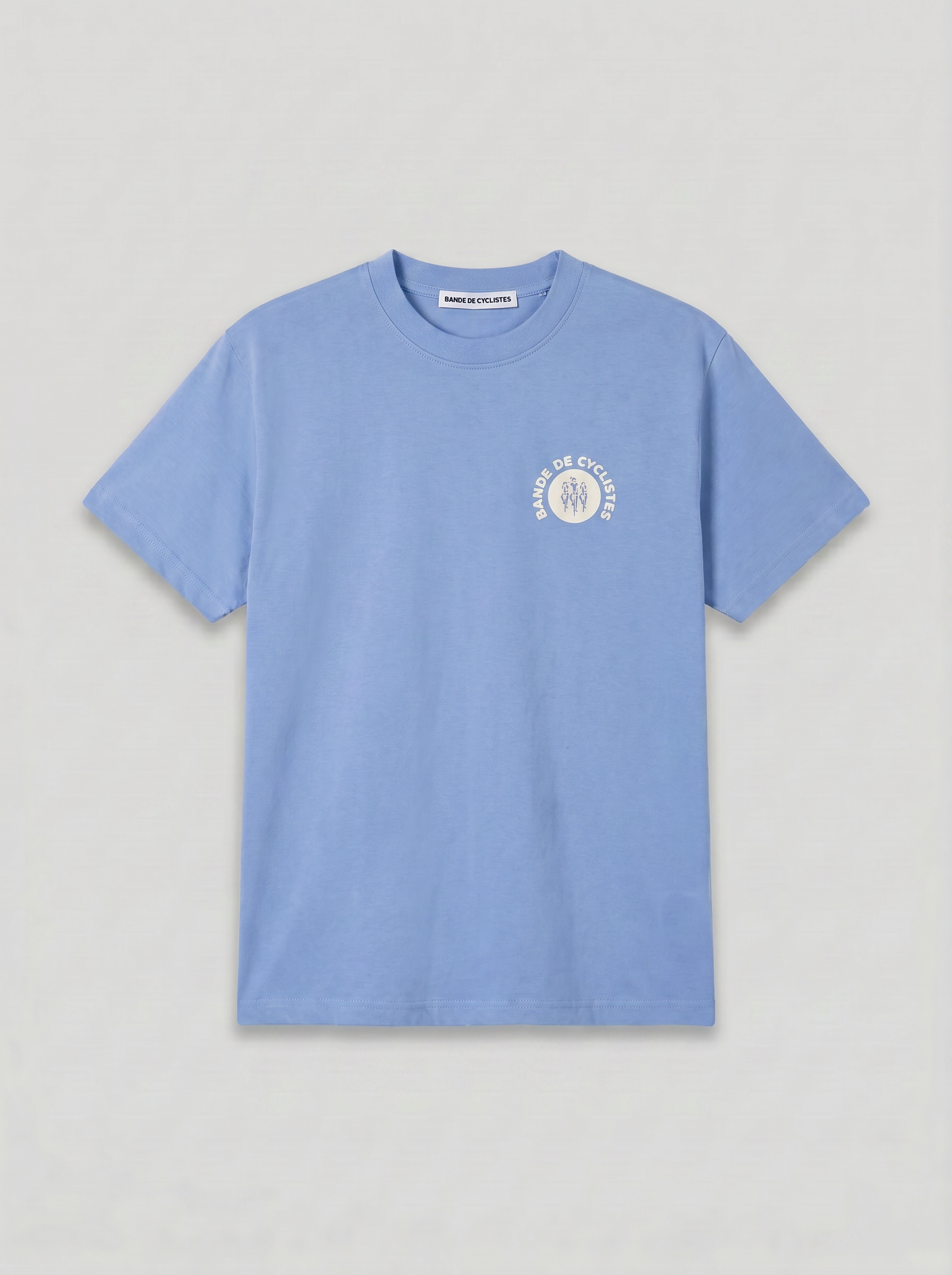 T-shirt | Marseilles | Light Blue | Unisex made of organic cotton from Bande de Cyclistes