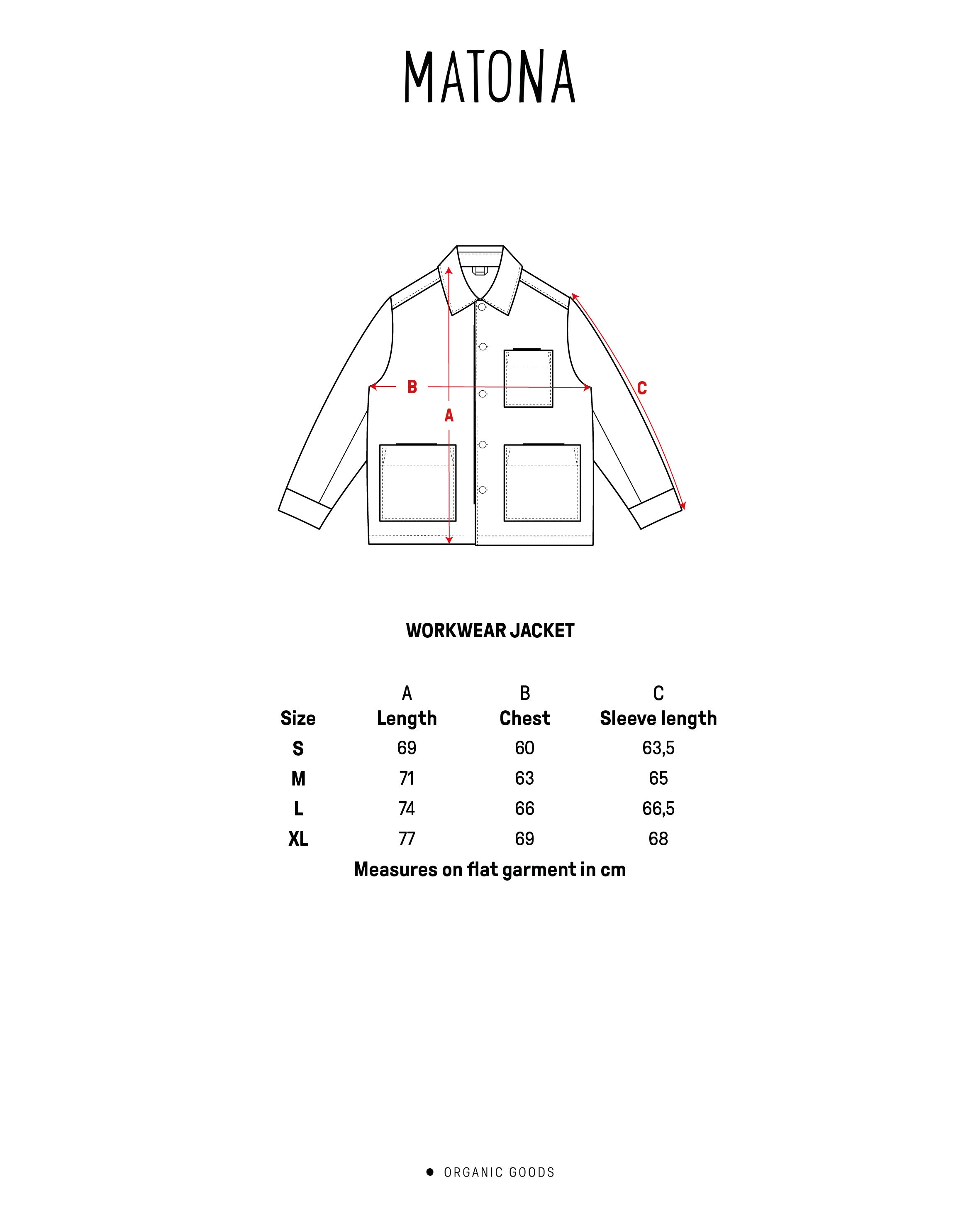 Schwarze Kordjacke aus 100% Bio-Baumwolle von Matona