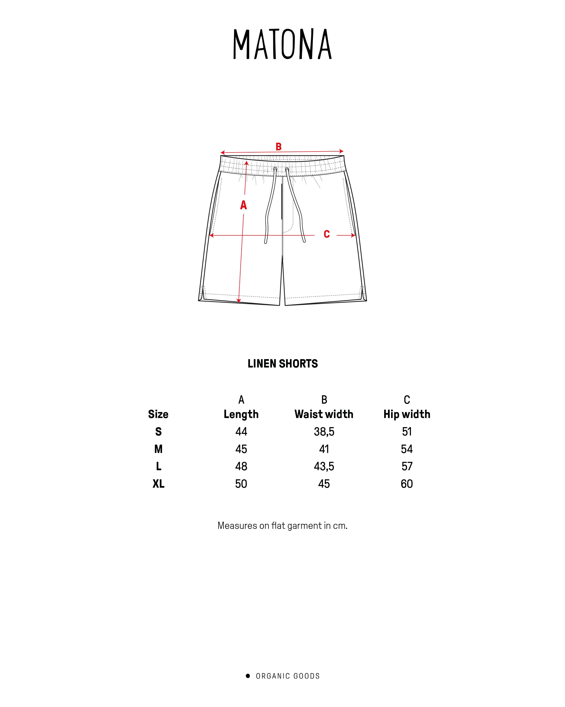 Short en lin vert olive 100% pur de la marque Matona