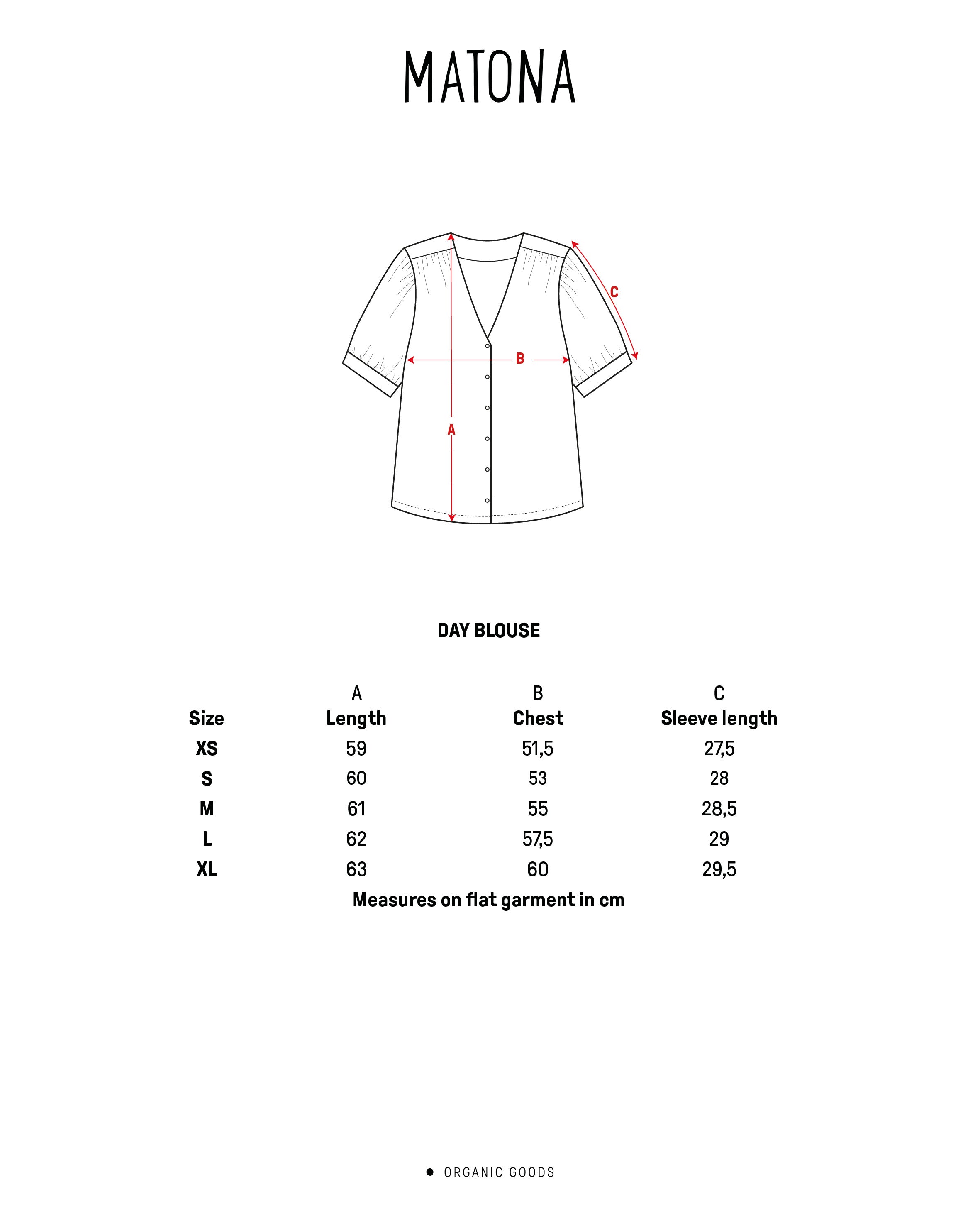 Rotbraune Bluse Day aus Leinen von Matona