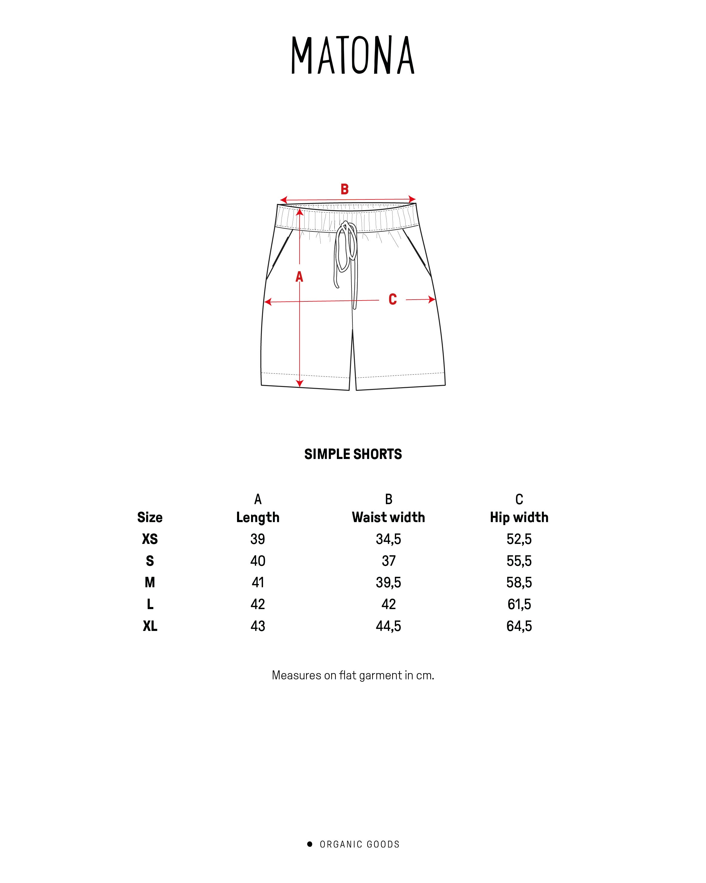 Olivegrüne Shorts Simple aus 100% Leinen von Matona