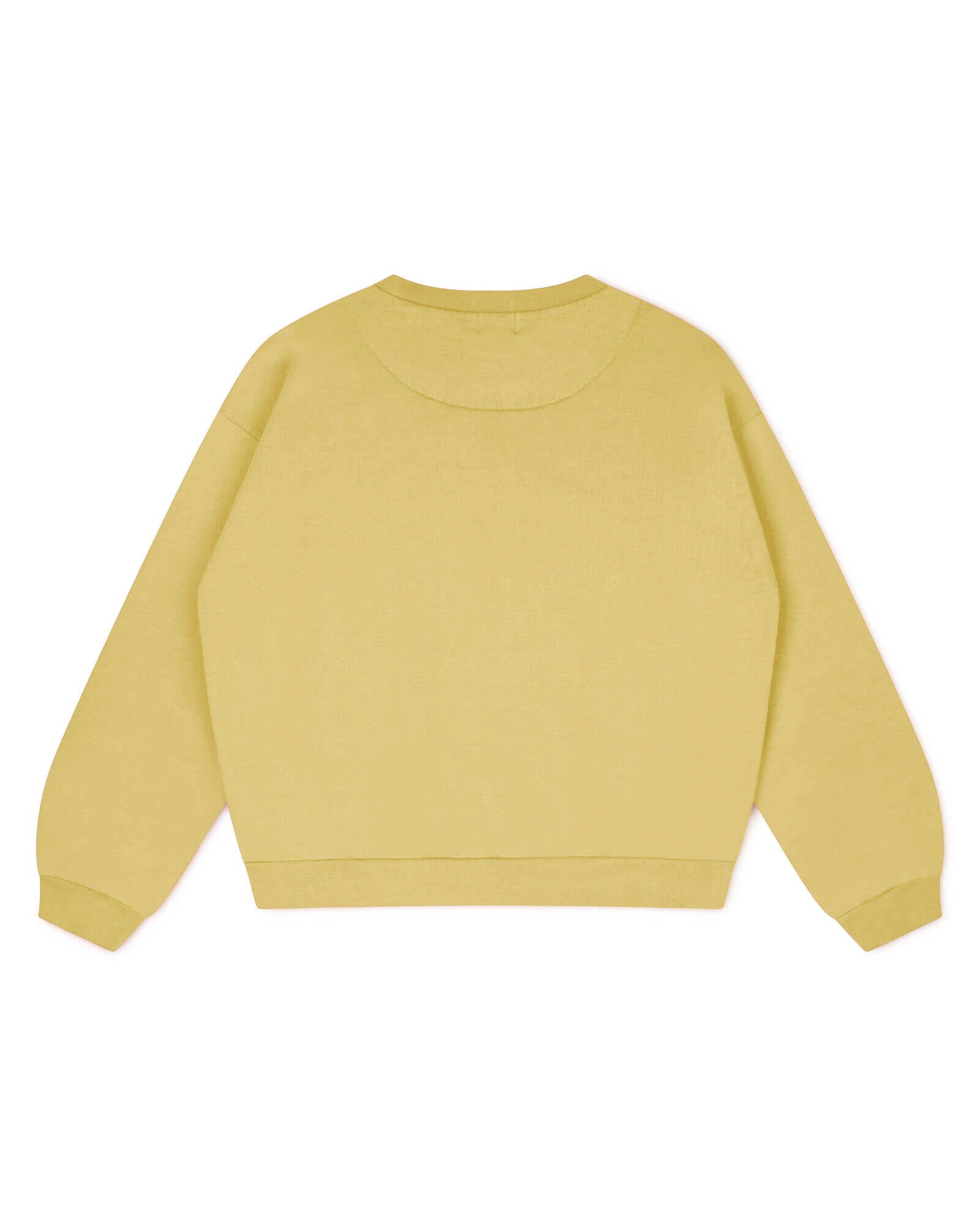 Yellow, long-sleeved sweatshirt citrona made of organic cotton by Matona