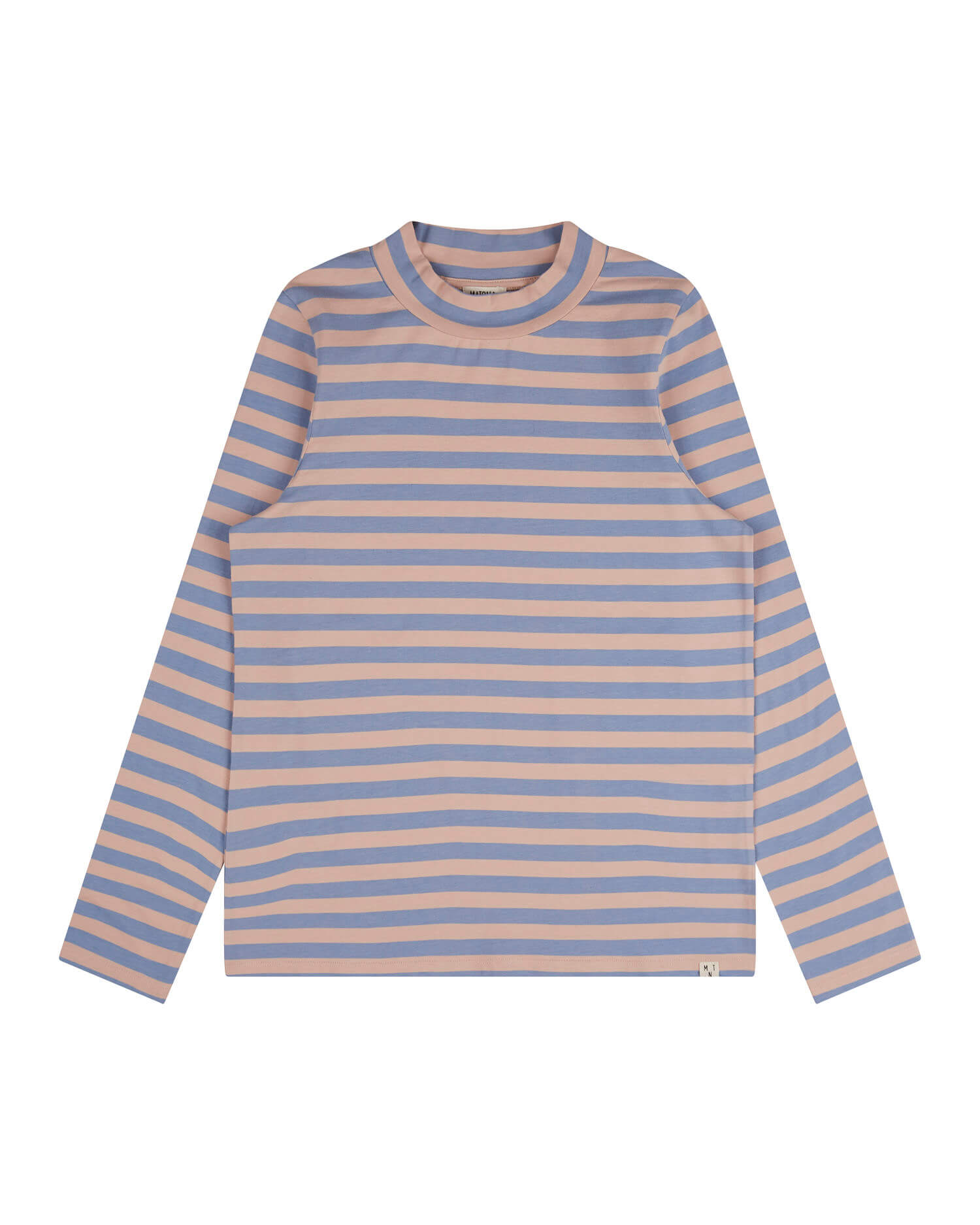 Striped long-sleeved shirt made of organic cotton mix by Matona